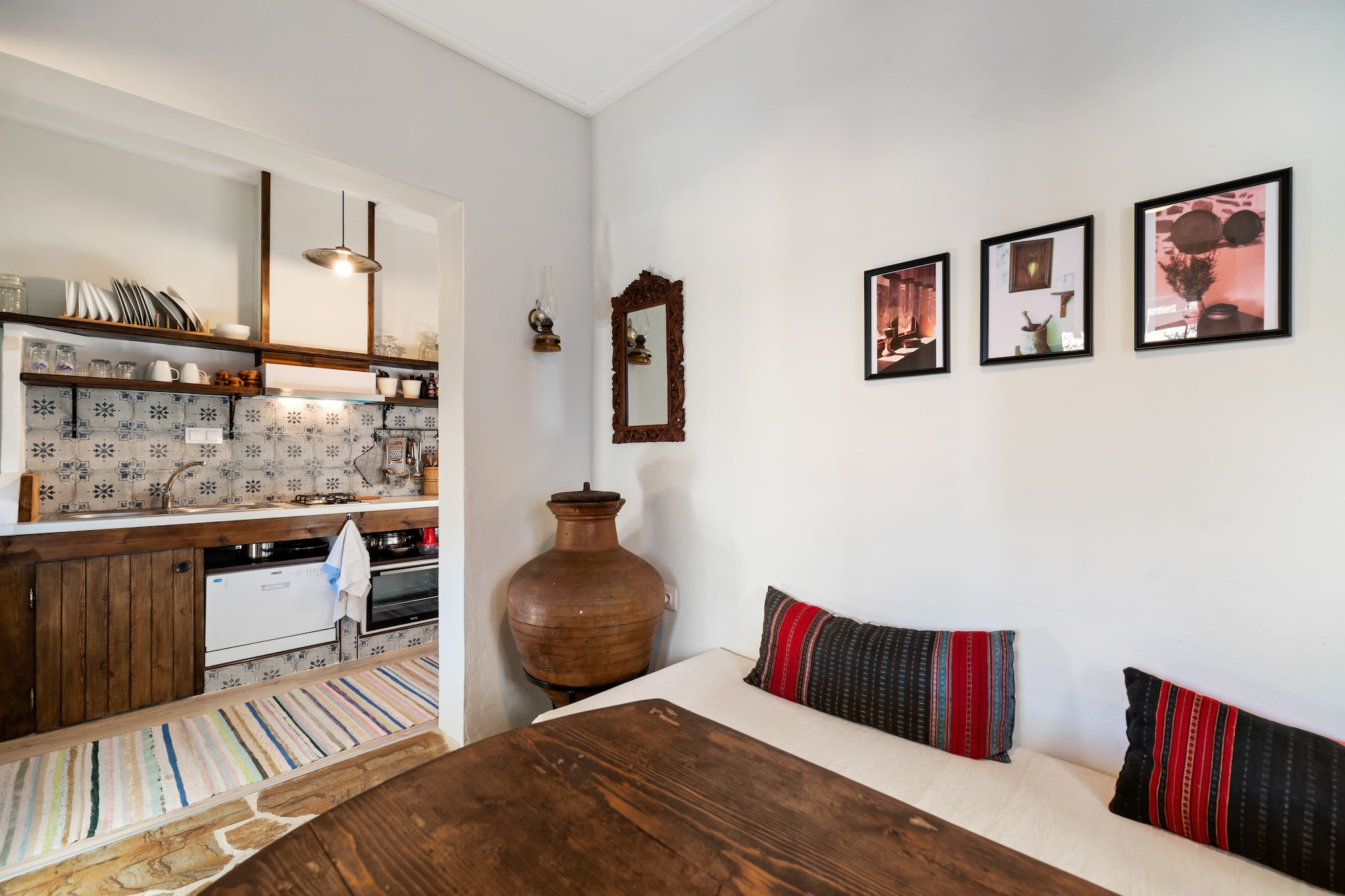 Apartment Agios Nikolaos-Woonkamer