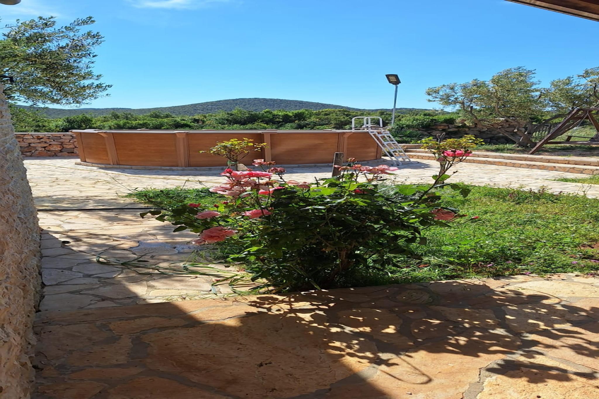 Stone house Vrana lake-Zwembad