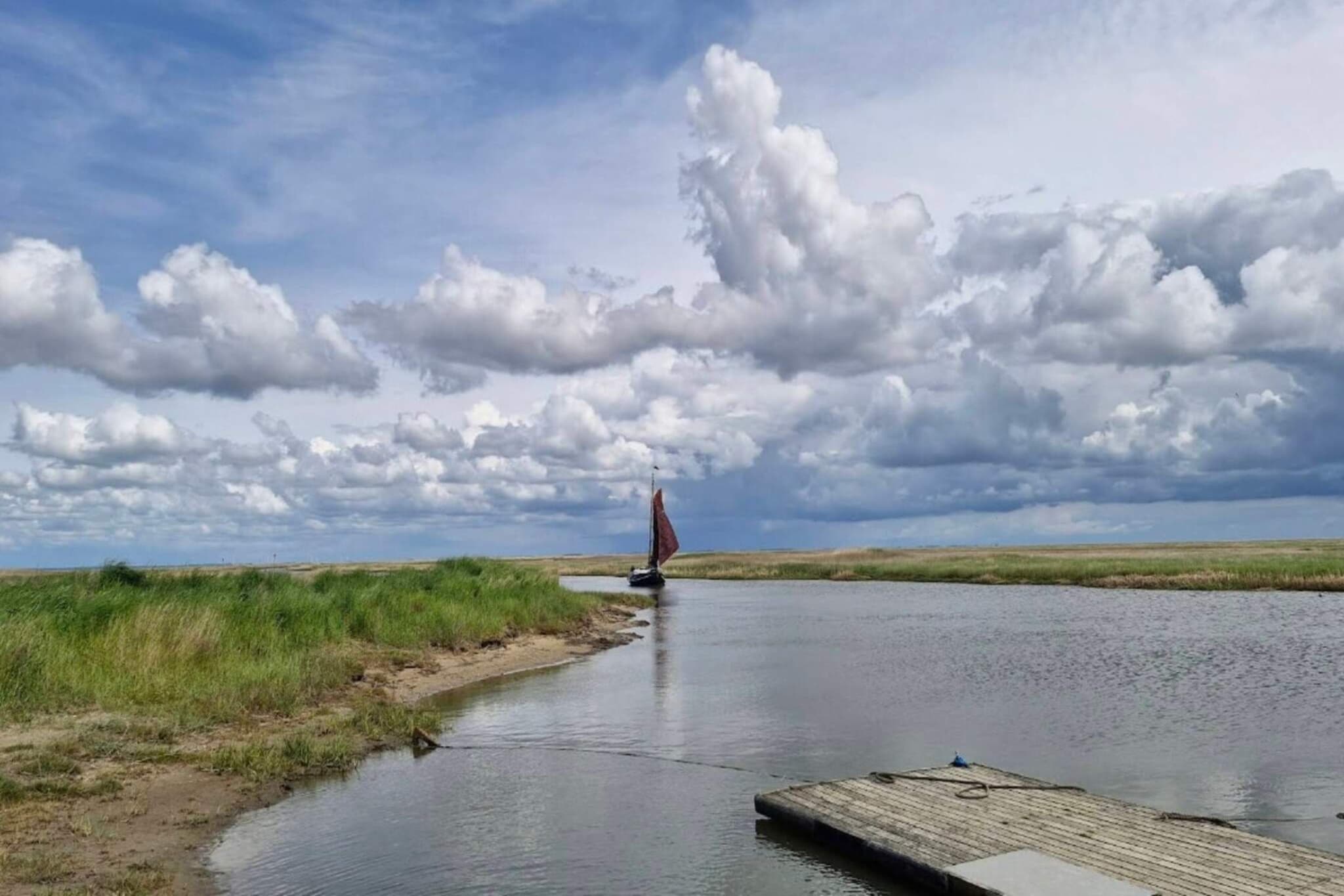 Maison de vacances pour 4 a Fanø-Vue sur l'eau