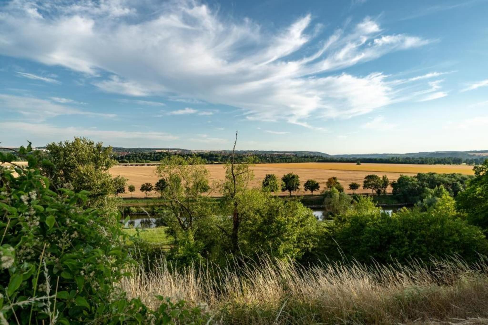 Burgblick-Gebieden zomer 20km
