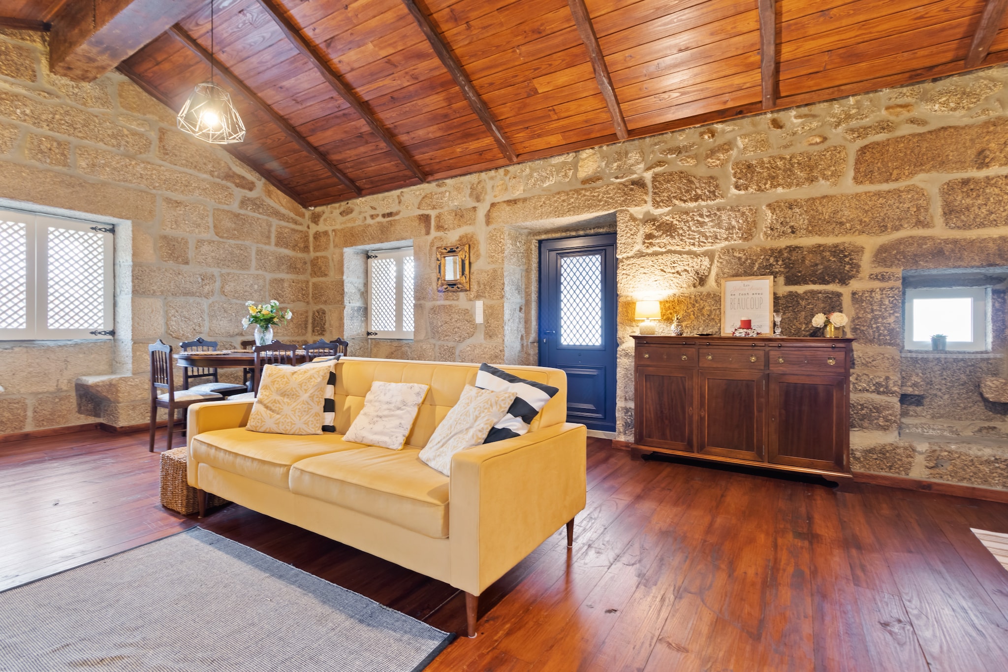 Abrigo do Mezio - Country House-Woonkamer