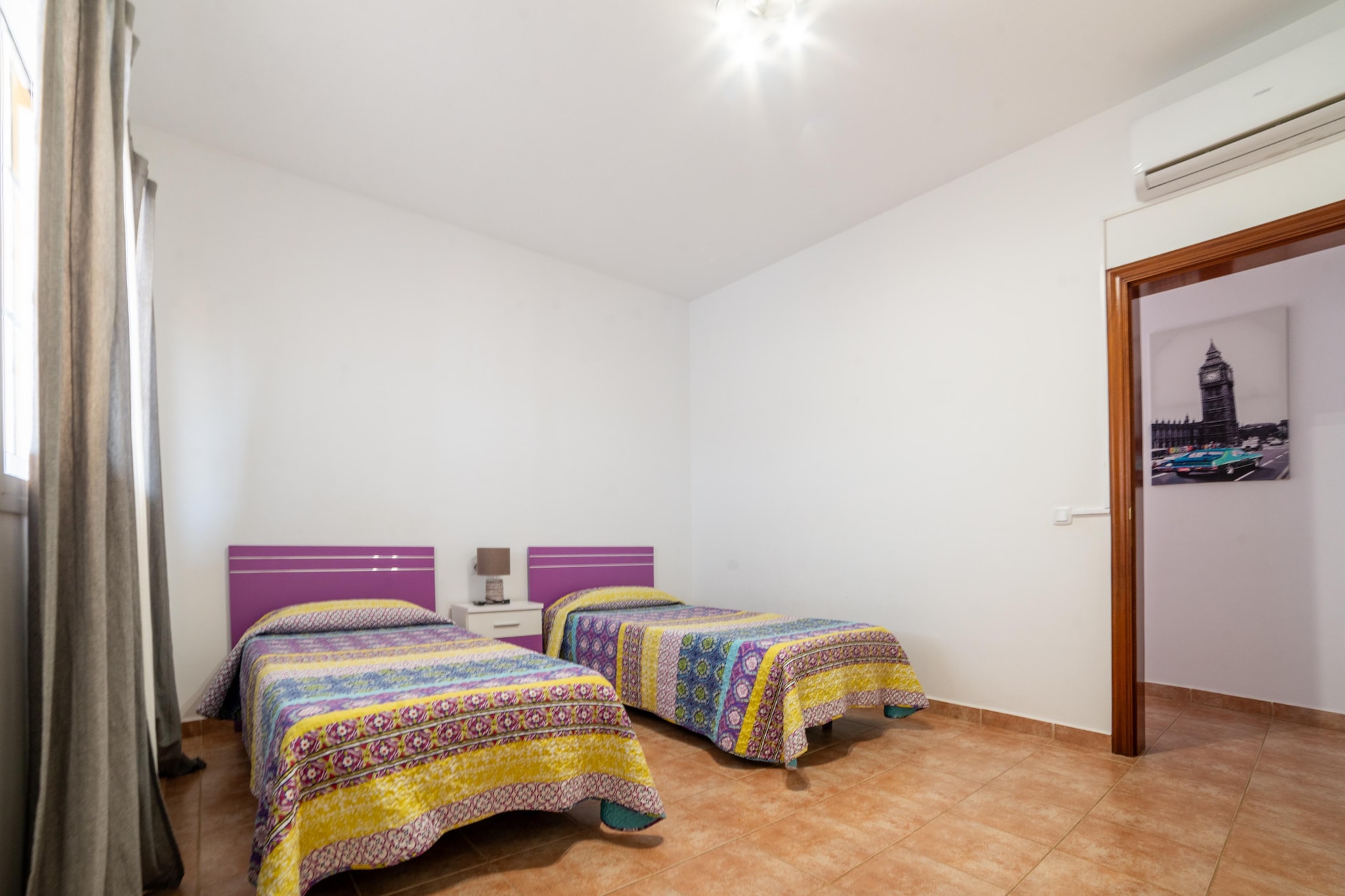 Chalet en Tuineje para 6 personas-Slaapkamer
