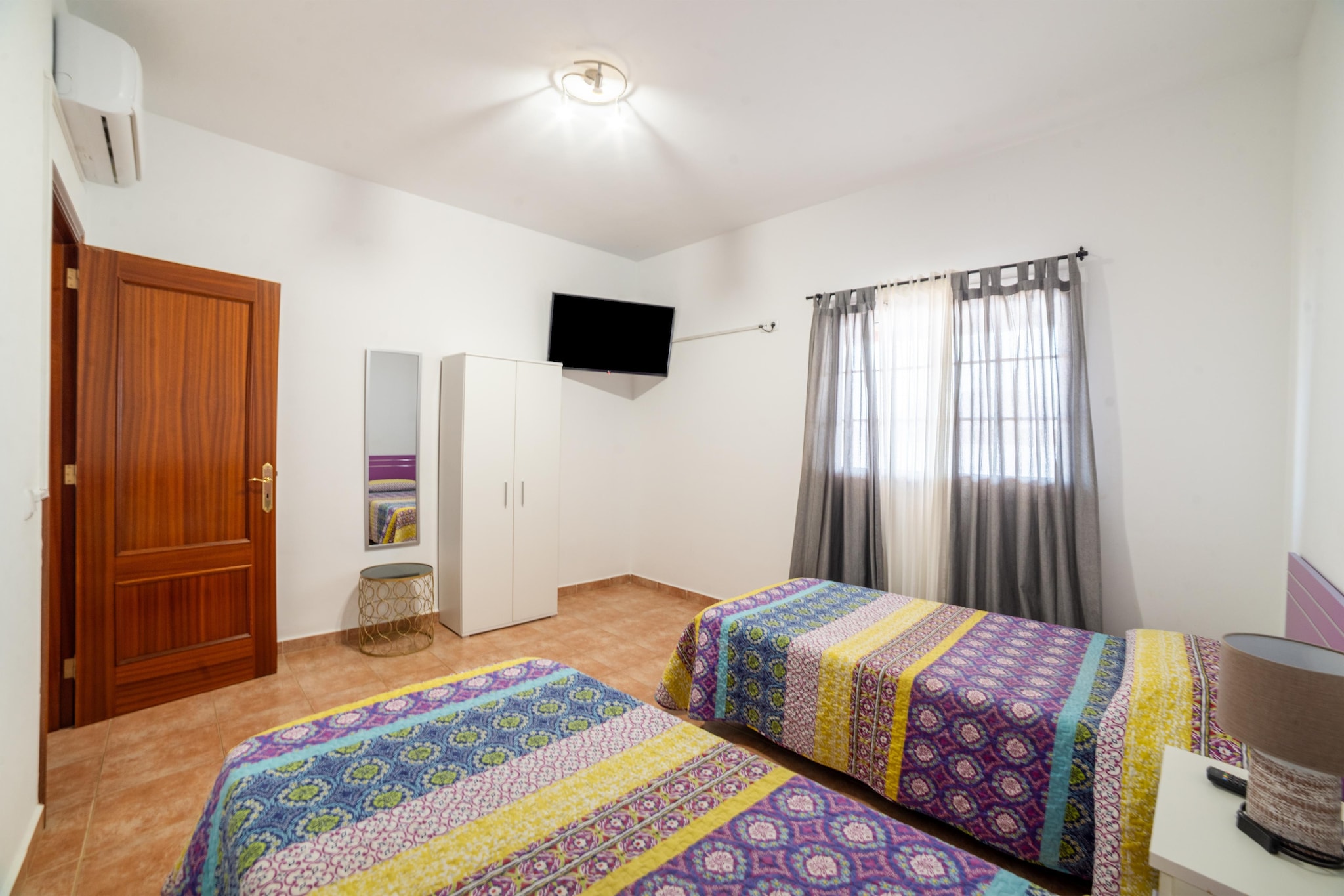 Chalet en Tuineje para 6 personas-Slaapkamer