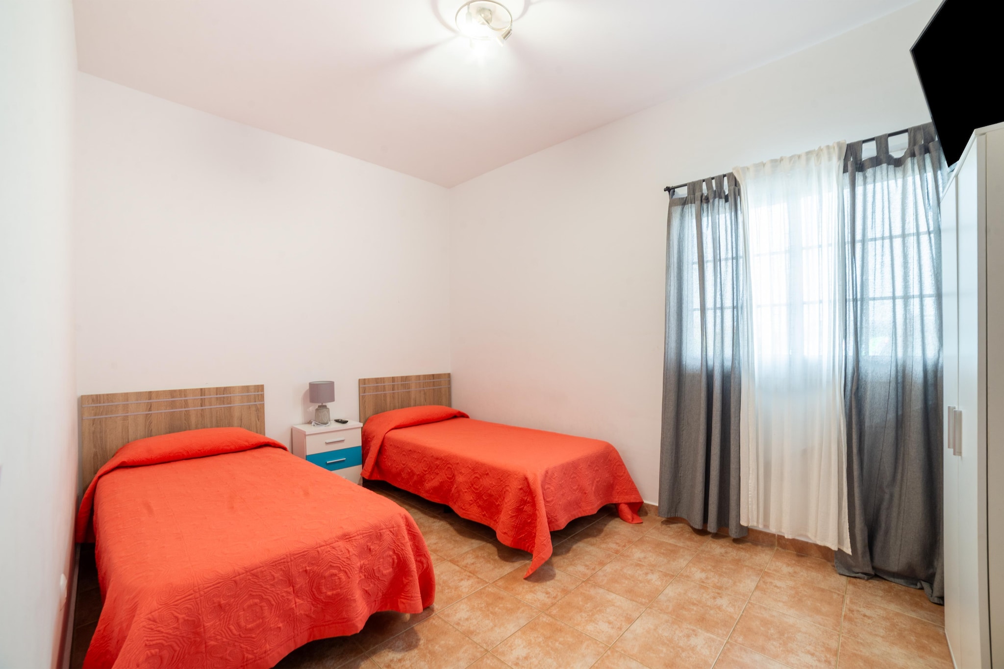 Chalet en Tuineje para 6 personas-Slaapkamer