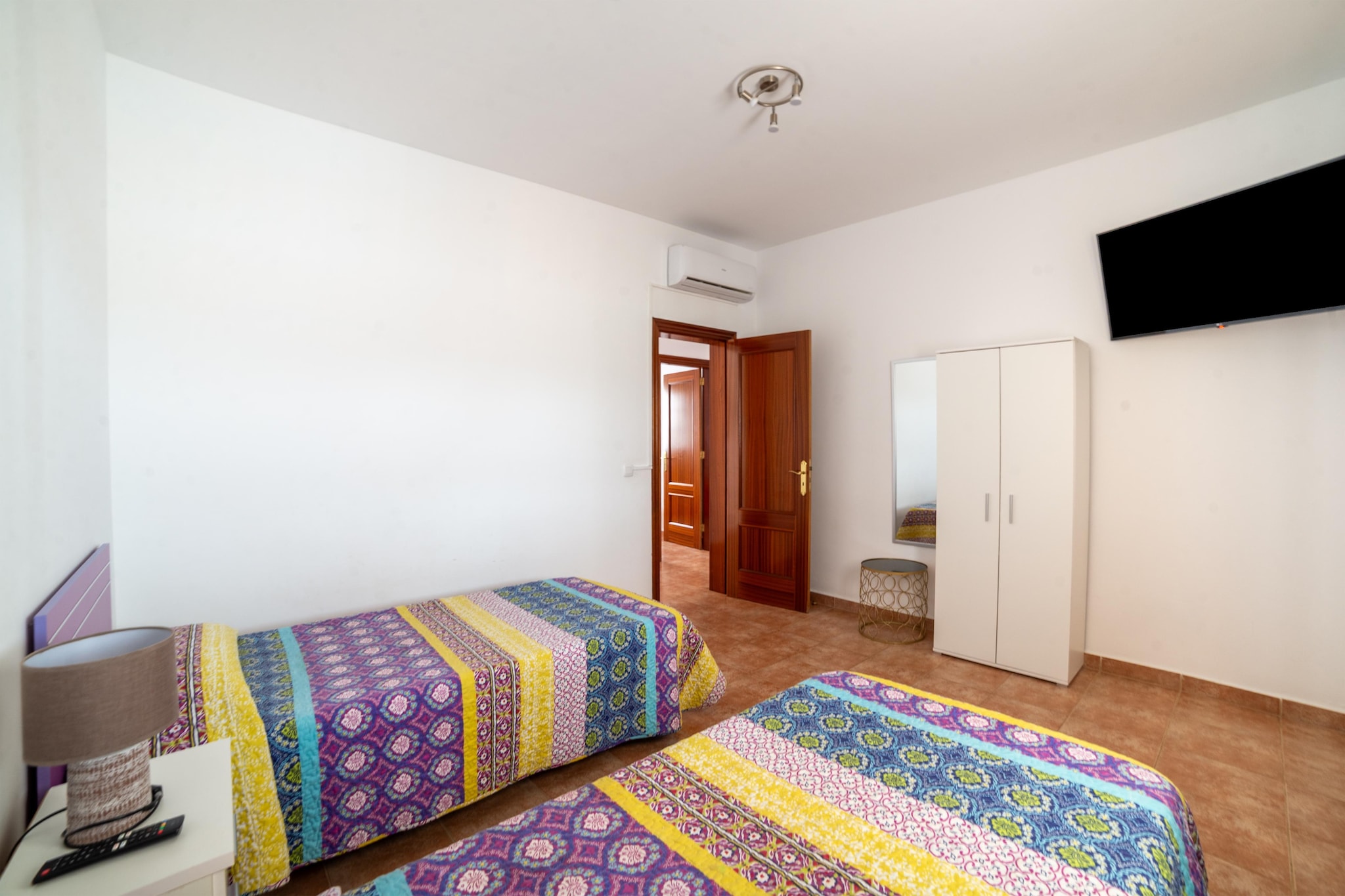 Chalet en Tuineje para 6 personas-Slaapkamer