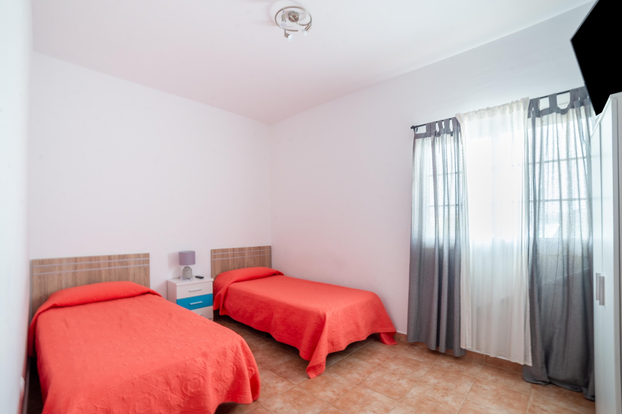 Chalet en Tuineje para 6 personas-Slaapkamer