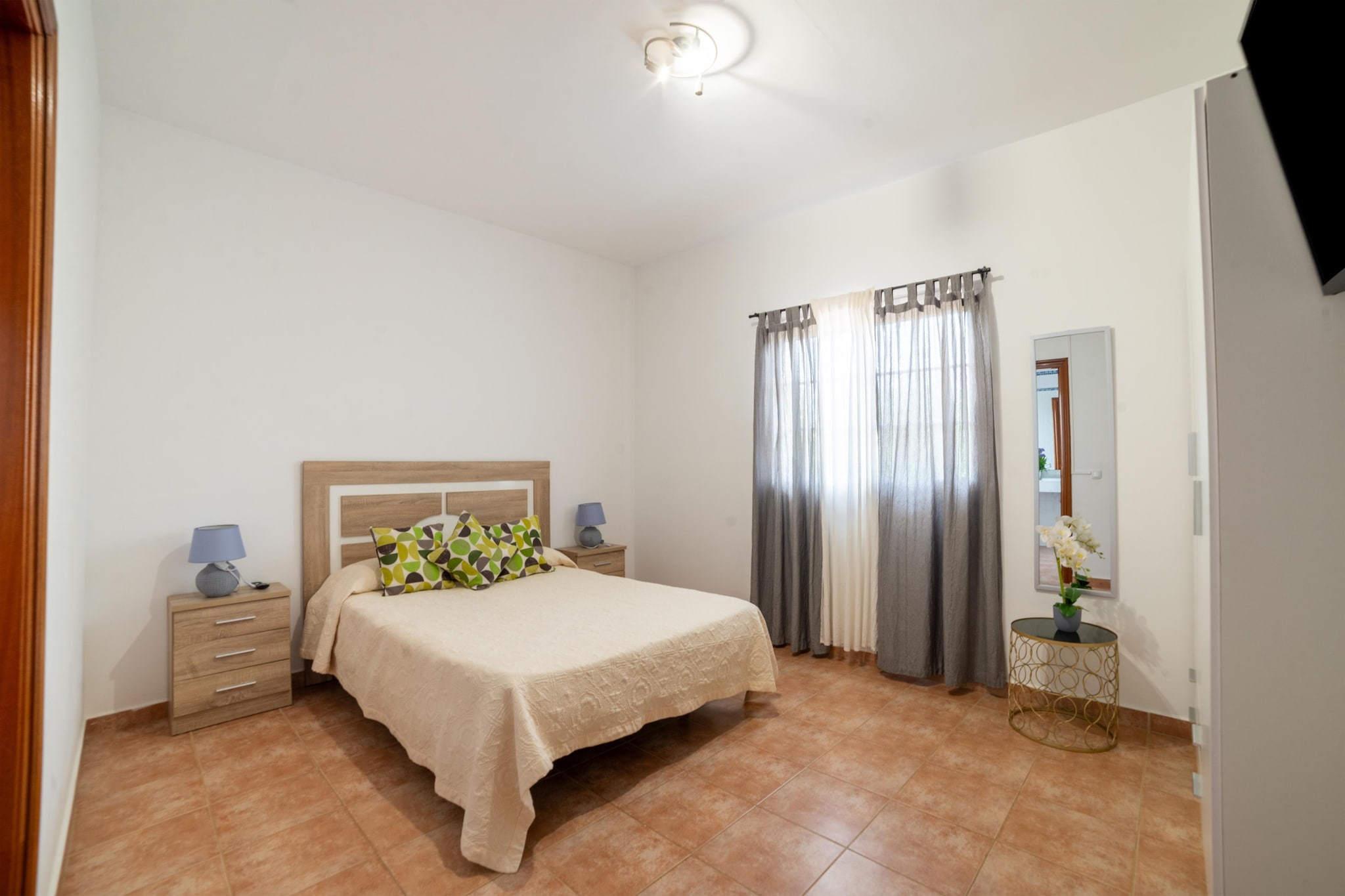 Chalet en Tuineje para 6 personas-Slaapkamer