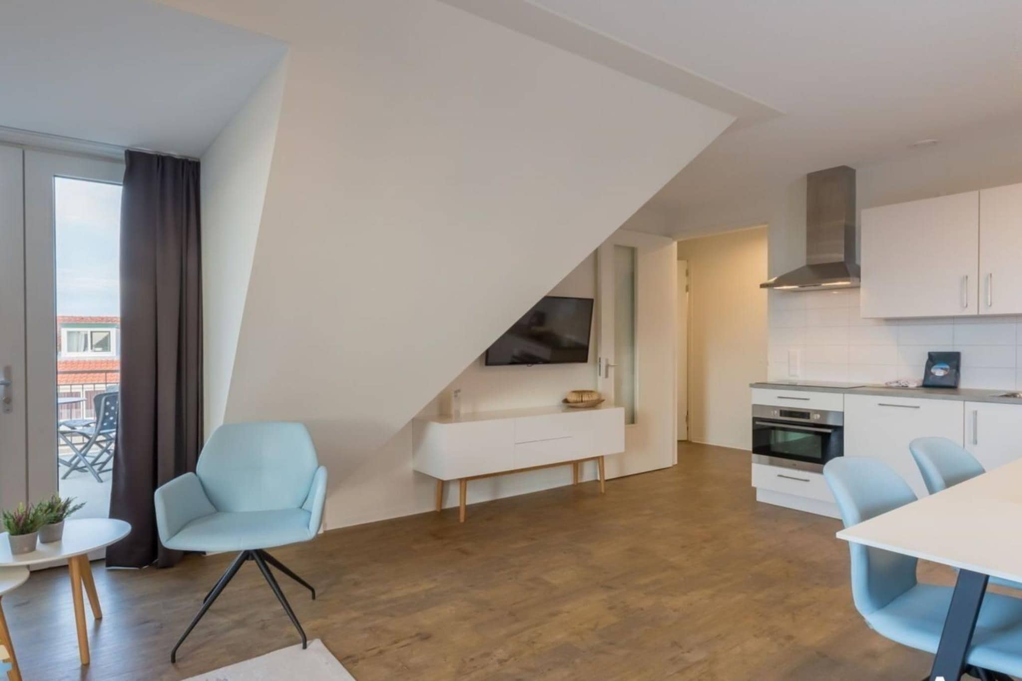 Aparthotel Zoutelande - 6 pers luxe appartement huisdier - Eetkamer