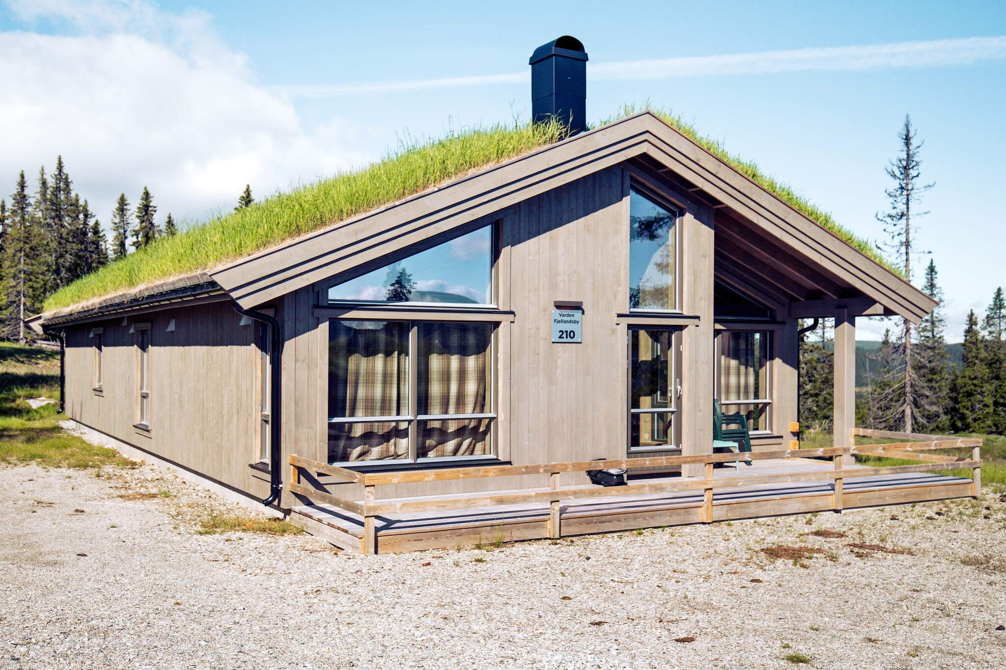 Stijlvolle Cabin Retreat in Varden-By Traum-Buitenlucht