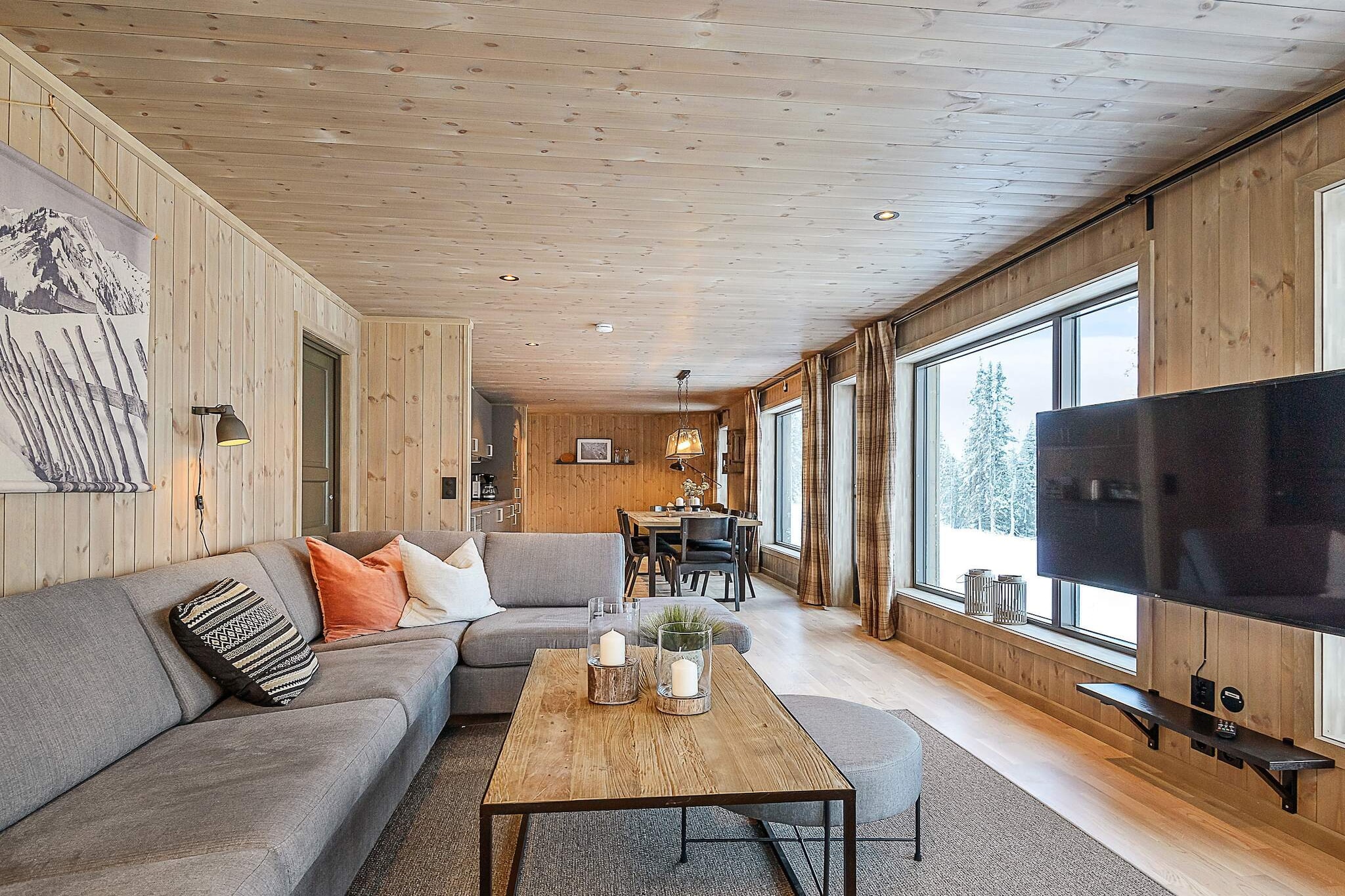 Stijlvolle Cabin Retreat in Varden-By Traum - Binnen