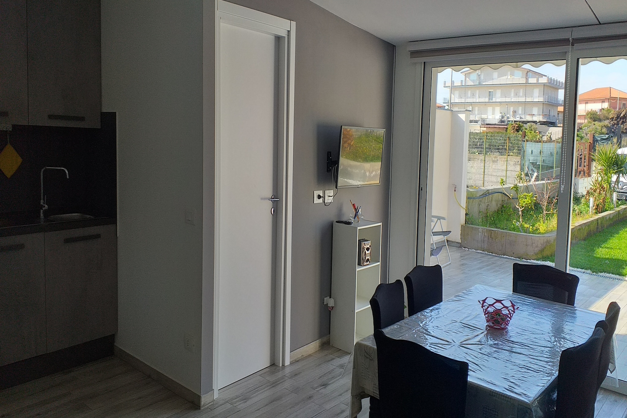 This modern 1 bedroom bungalow in Belpasso can host up to 2 people comfortably here. Ideal for a couple or a small family planning to spend quality time together, this is a perfect place for taking a serene vacation. You can relax in the well-manicured garden basking in the sun. 

Spend your day in Parco Urbano 4 km away picnicking in the nature park. The restaurants at 2 km offer delicious local cuisines that are worth trying. From the grocery store, 3 km away, you can stock up your kitchen essentials required for the stay. 

The air-conditioning in the home keeps you cool and sweat-free. Prepare a home-cooked meal in the kitchen and relish the food with your beloved on the dining table. Enjoy your favourite show in the seating area of the living room. There is a facility to park your cars here. 

Catania Fontanarossa Airport lies 24 km away.

About Belvilla

When you stay in a Belvilla home, you can rest assured of a unique holiday home in ideal surroundings at an attractive price. The portfolio of accommodations consists of more than 40,000-holiday homes in 20 European countries. Interested in a weekend getaway, a summer or winter sports holiday or simply a short break? Do you prefer the coast, the countryside or the mountains? Whatever your preference, there is a Belvilla home to meet your needs, from a cosy gÃ®te for two to a castle big enough for the entire family, from an apartment in the heart of Rome to a cabin in the middle of nowhere, from a simple tree house to a luxury dream villa and from close to home to the other side of Europe.

A Belvilla home gives you the freedom to enjoy breakfast in your pyjamas or continue a good conversation into the morning hours without having to worry about the bar's closing time. Prepare gourmet meals with fresh local ingredients in your own kitchen and take advantage of having your own swimming pool to do as many cannonballs as you want! In other words, you can enjoy complete privacy in your home away from home.