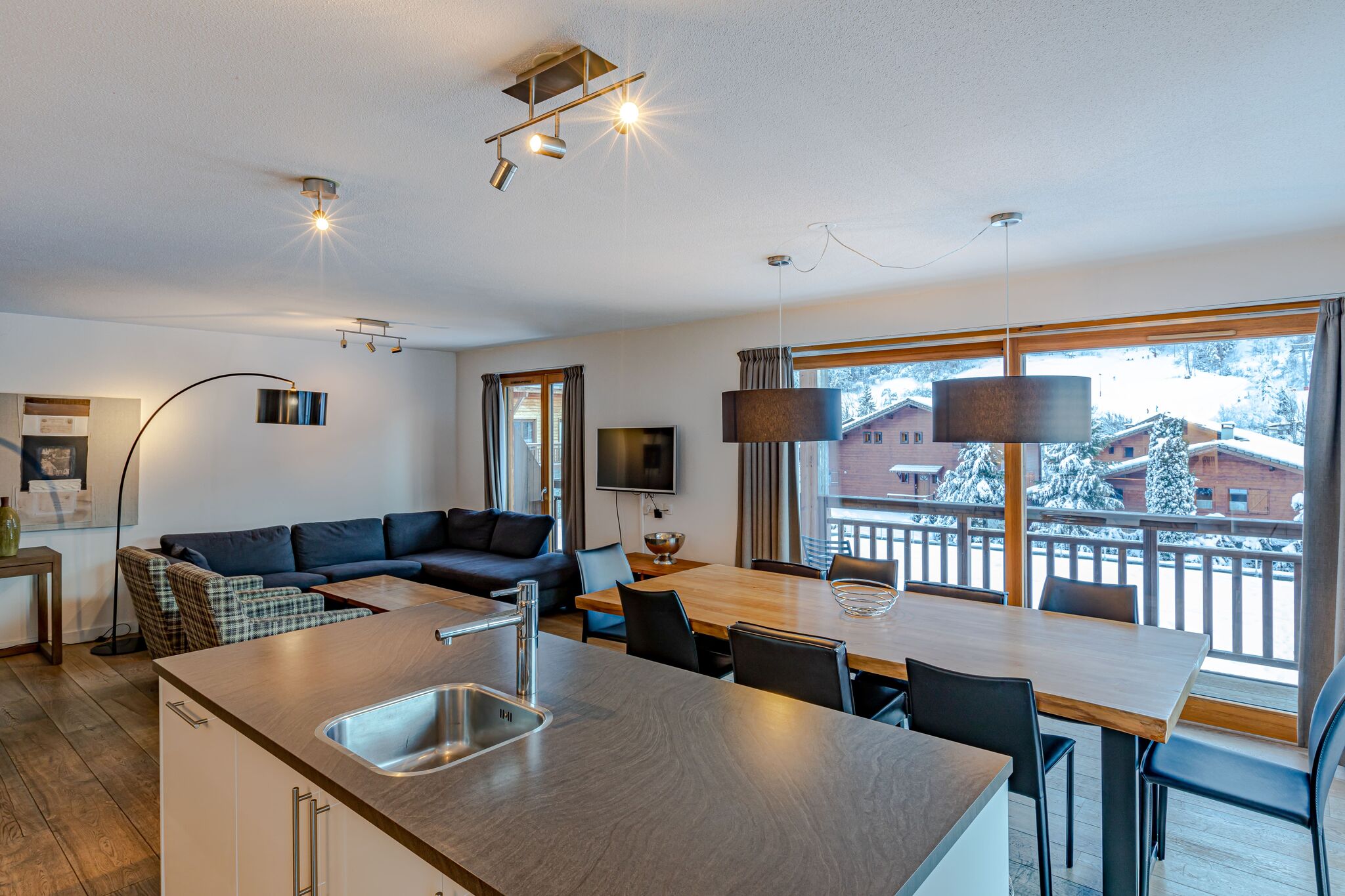 Luxury apartment with sauna close to the ski slopes in La Chapelle d’Abondance
