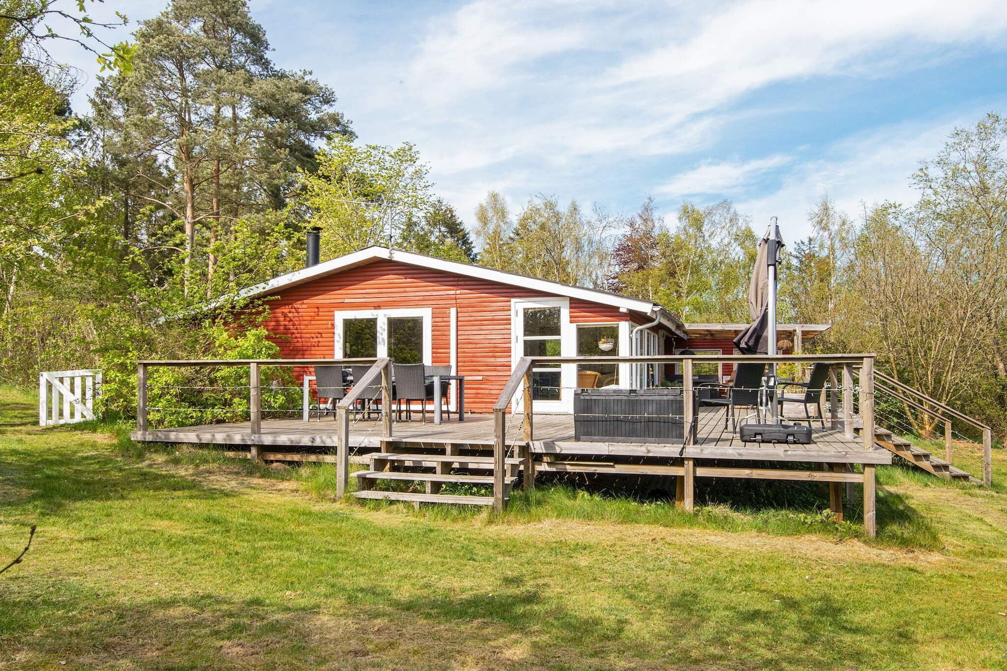 6 persoons vakantie huis in Rønde-Uitzicht
