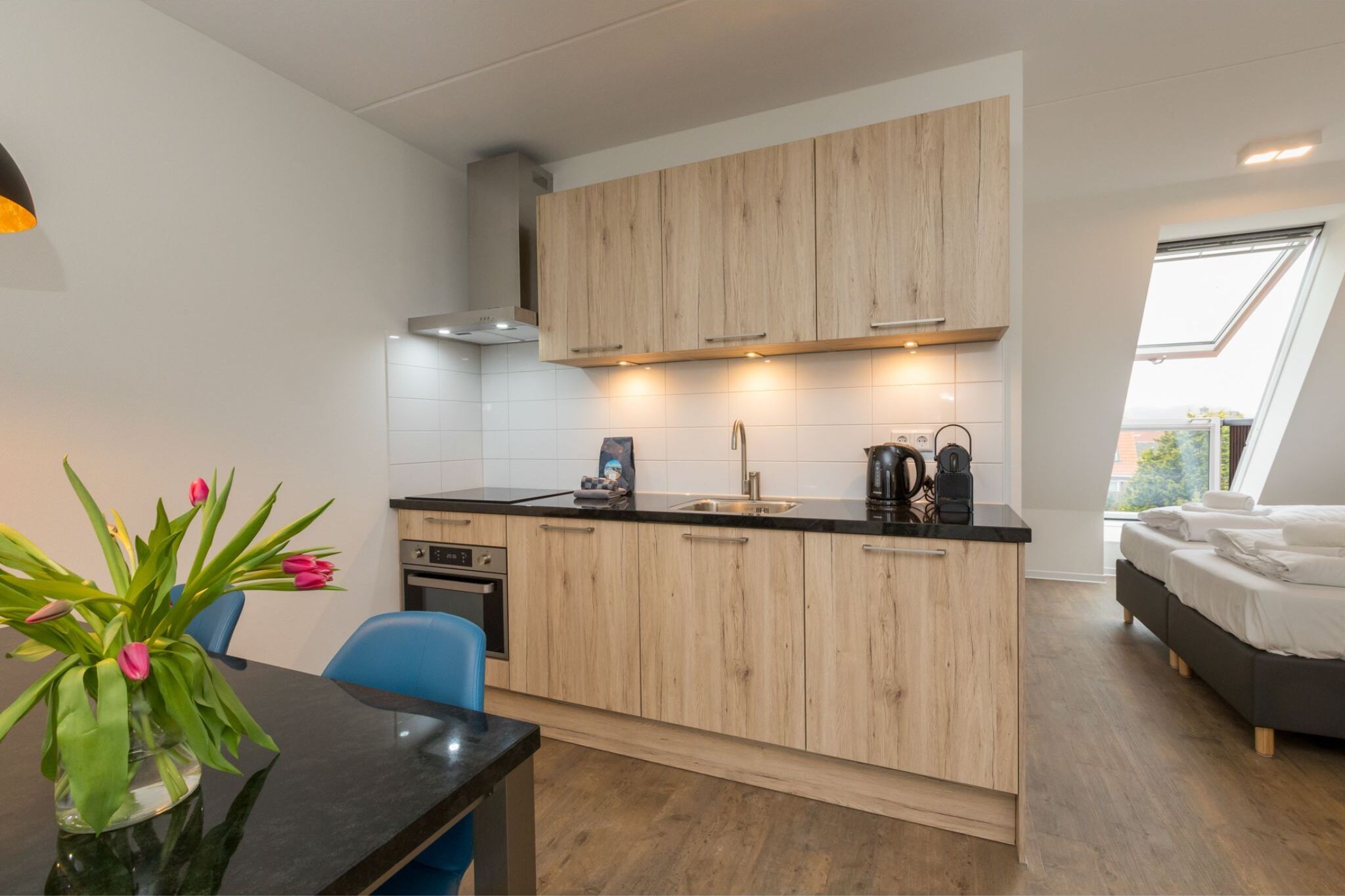Komfortables Studio-Apartment in Zoutelande mit Parkplatz