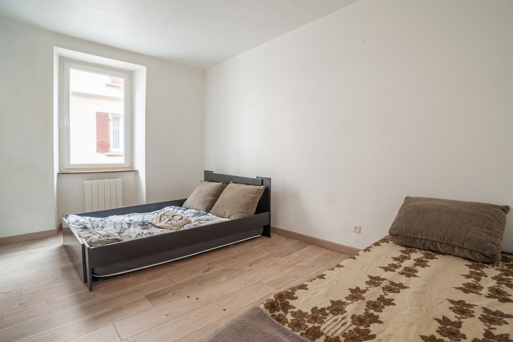 Komfortables Apartment in Belfort mit Terrasse-Schlafzimmer