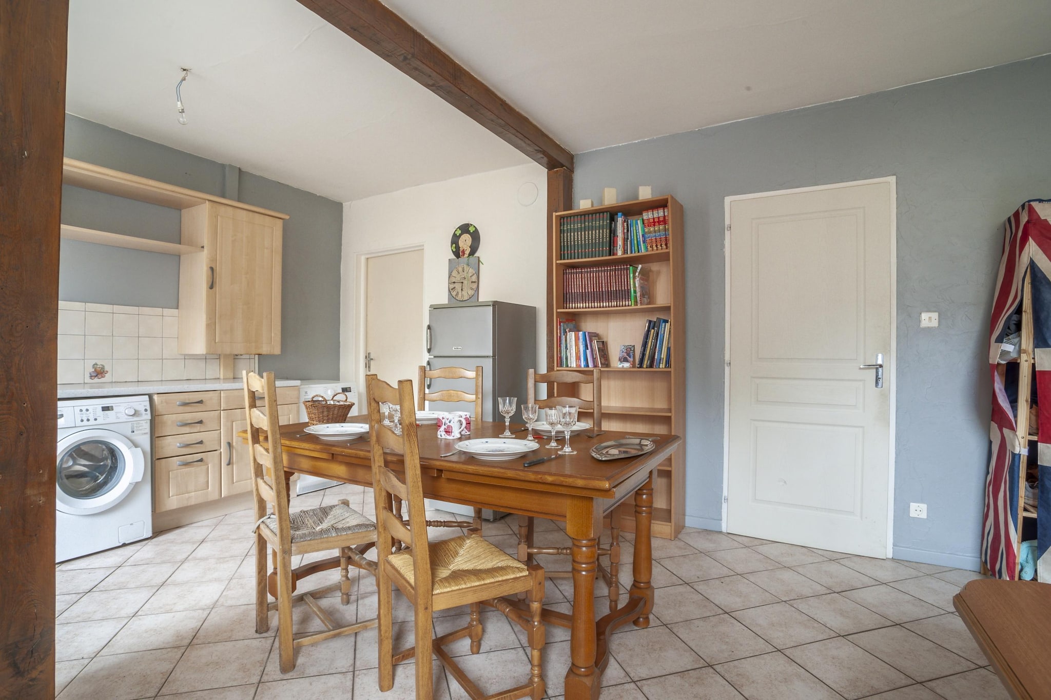 Komfortables Apartment in Belfort mit Terrasse-Esszimmer