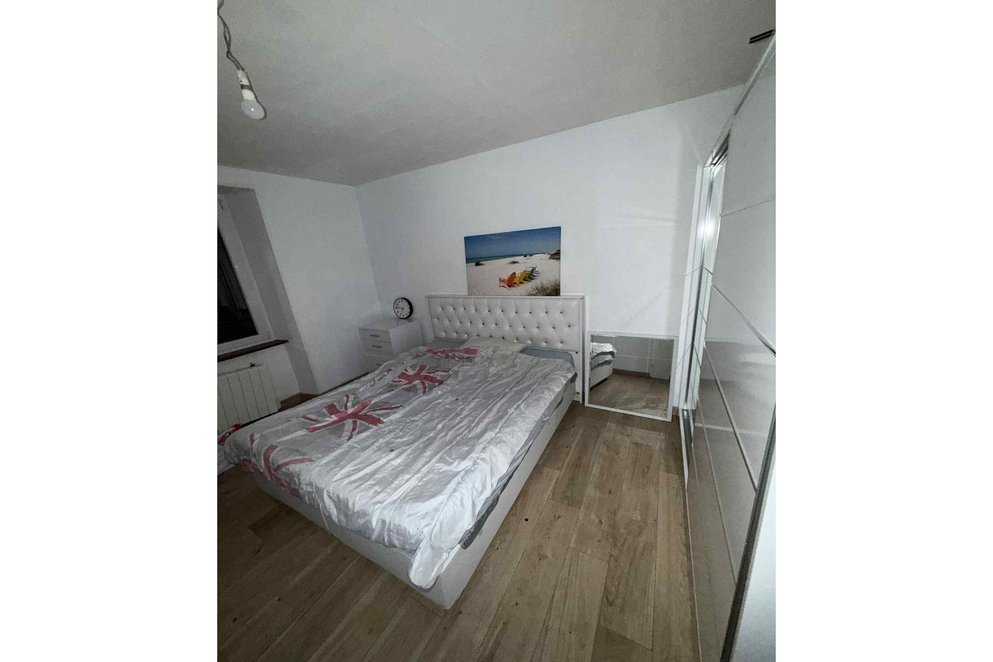 Komfortables Apartment in Belfort mit Terrasse-Schlafzimmer