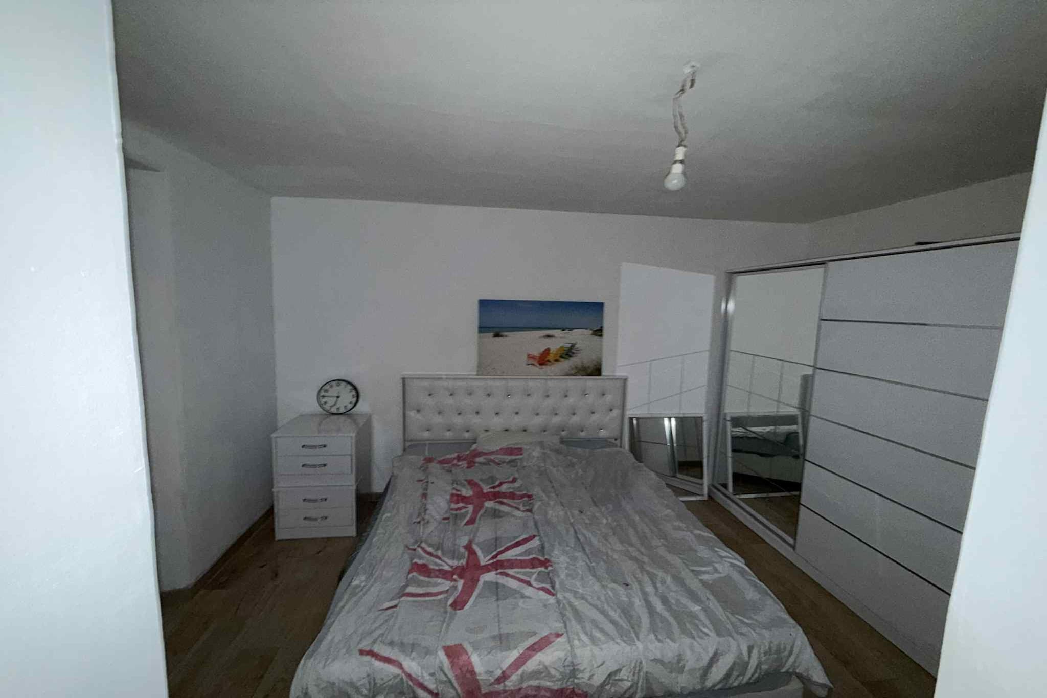 Komfortables Apartment in Belfort mit Terrasse-Schlafzimmer