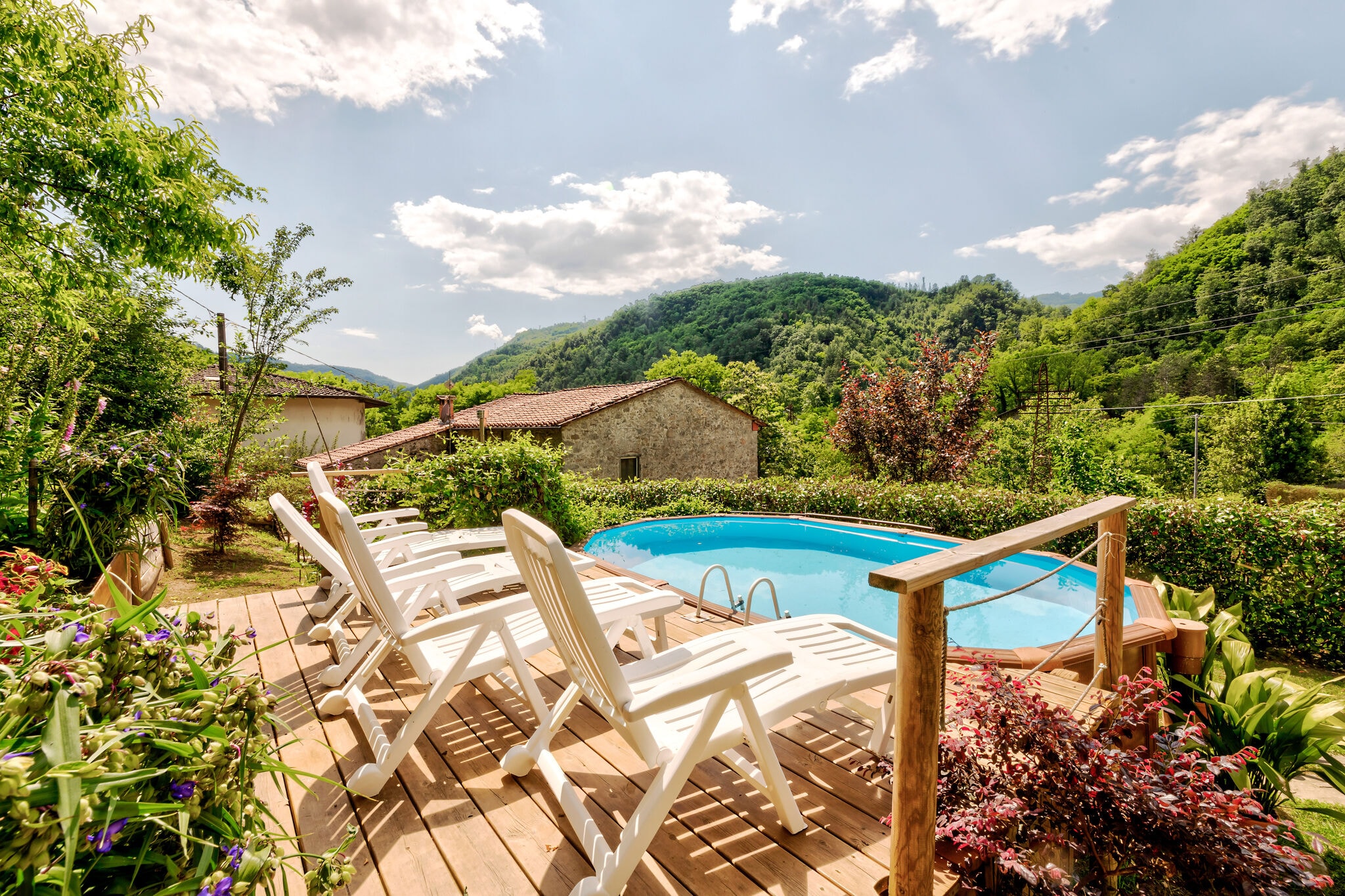 Maison de vacances à Bagni di Lucca avec piscine privée