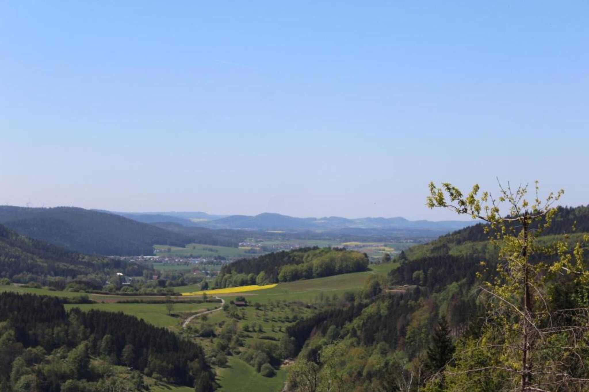 Weißenbrunn-Gebieden zomer 20km