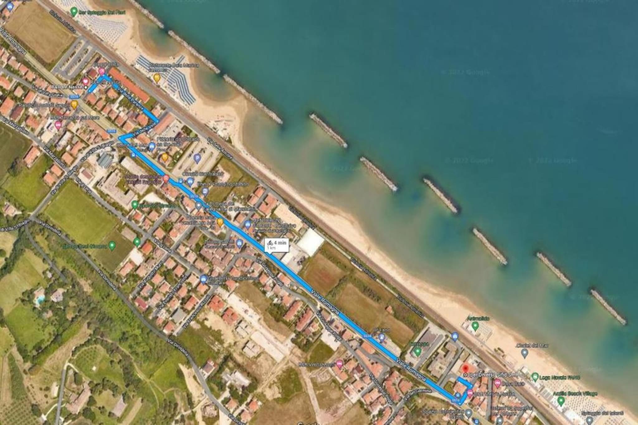 Villa Vanessa Farfalla-Gebieden zomer 20km
