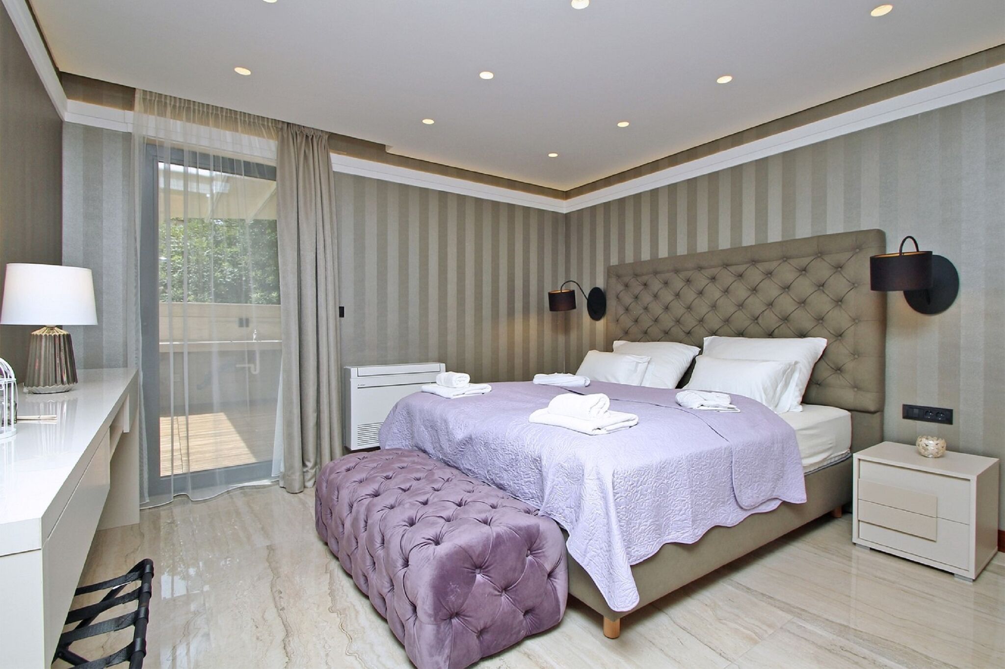 Luxuriöse Zwei-Zimmer-Wohnung mit Meerblick in Crikvenica
