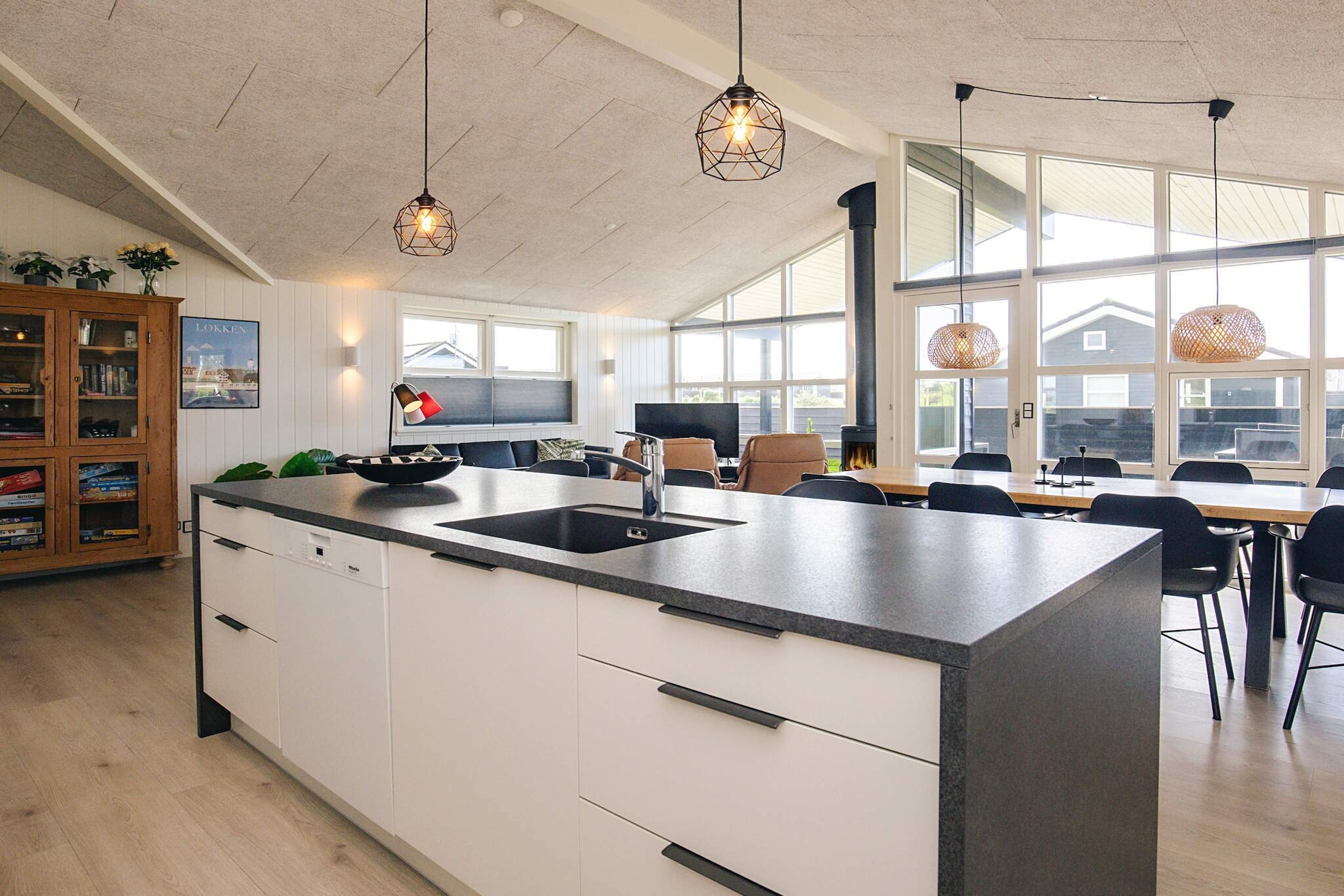 Maison de vacances pour 10 a Løkken - Intérieur