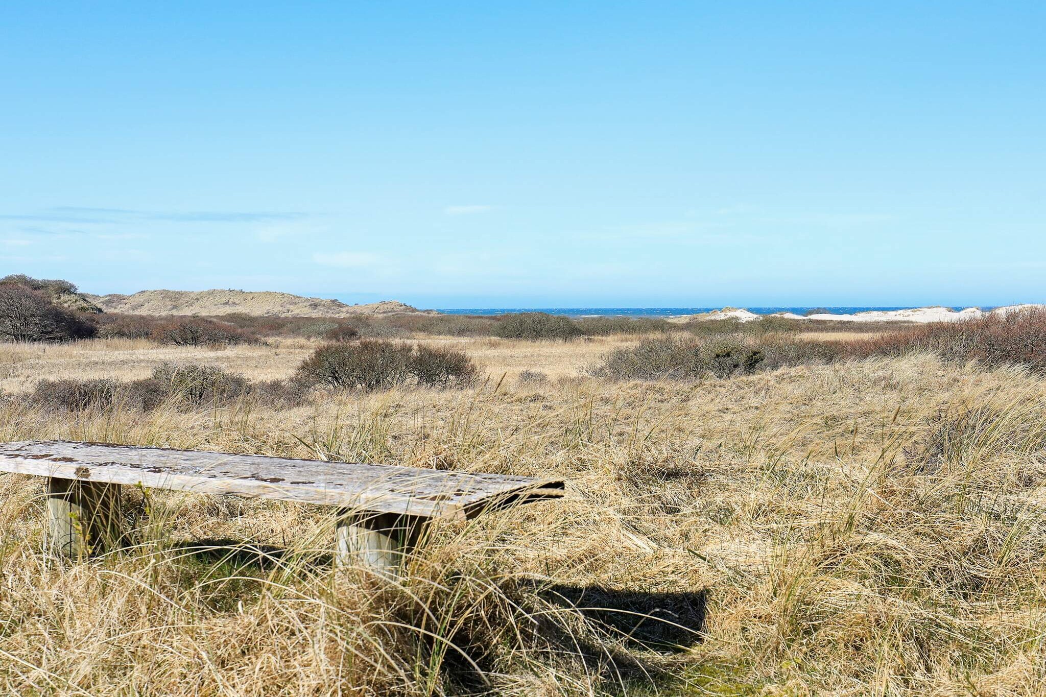 Idyllic and high situated on a magnificent dune plot and with fantastic sea views of the beautiful and unique nature that Tversted is so famous for - and of course the rushing sea - lies this solidly decorated cottage, which makes you feel relegated to the Nordic style with wooden walls, wooden ceilings and plank floors. There is an older bathroom with shower, a nice bright bedrooms and two beds in the living room as well as a loft to enjoy. In the kitchen / living room is a nice large wood stove, which helps to give the house its very special charm all year round. From the house's terrace you have a fantastic view of the sea and the extensive heath and dune areas. Here you can enjoy the Danish summer and the hopefully many hours of sunshine. In addition, there is an outdoor shower that you can take a rinse under after a walk on the beach.