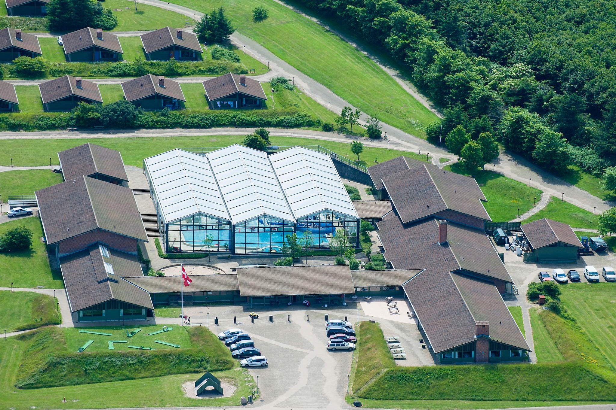 6 Personen Ferienhaus auf einem Ferienpark Hanstholm-Außenbereich