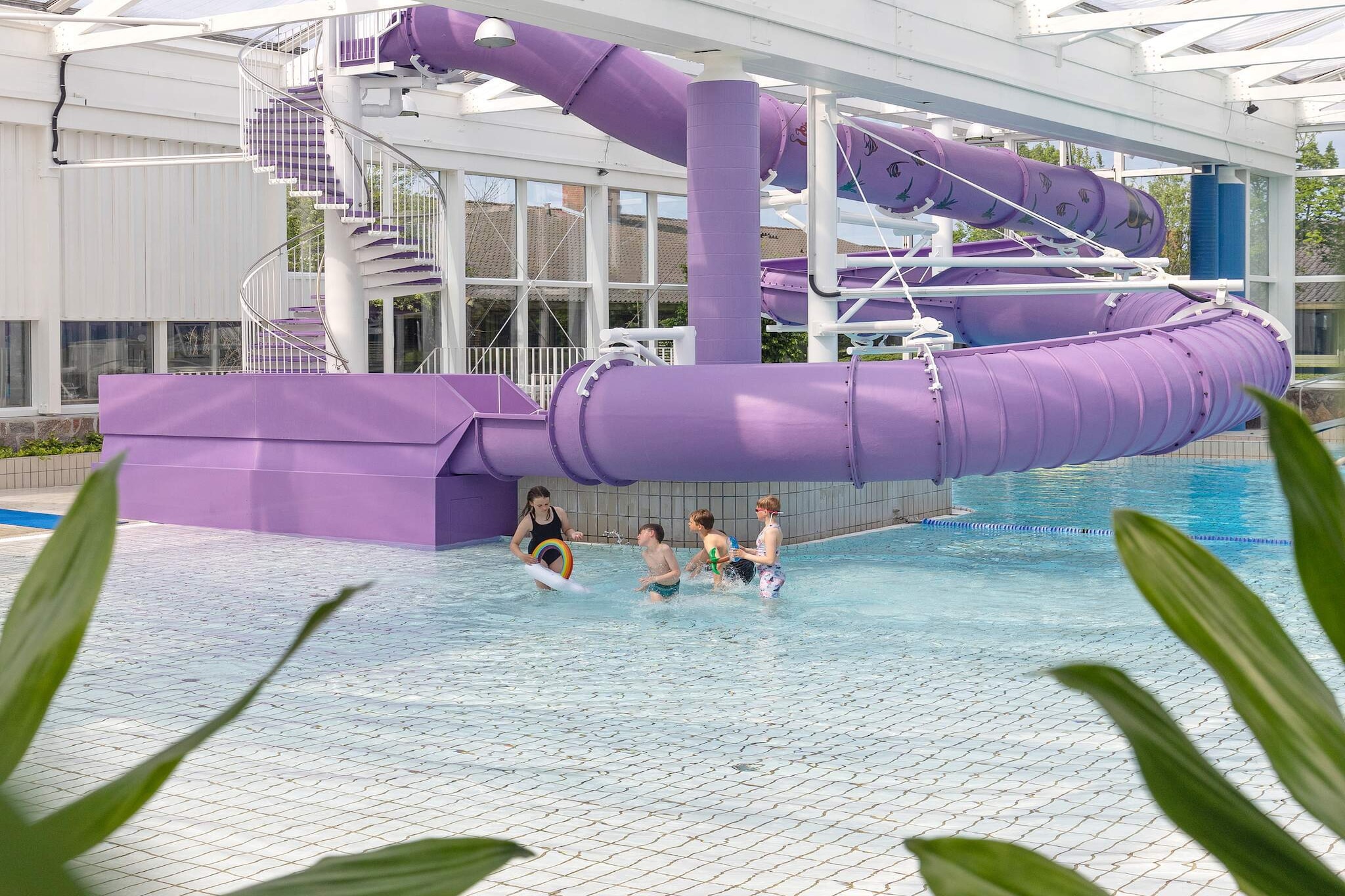 6 Personen Ferienhaus auf einem Ferienpark Hanstholm-Schwimmbad