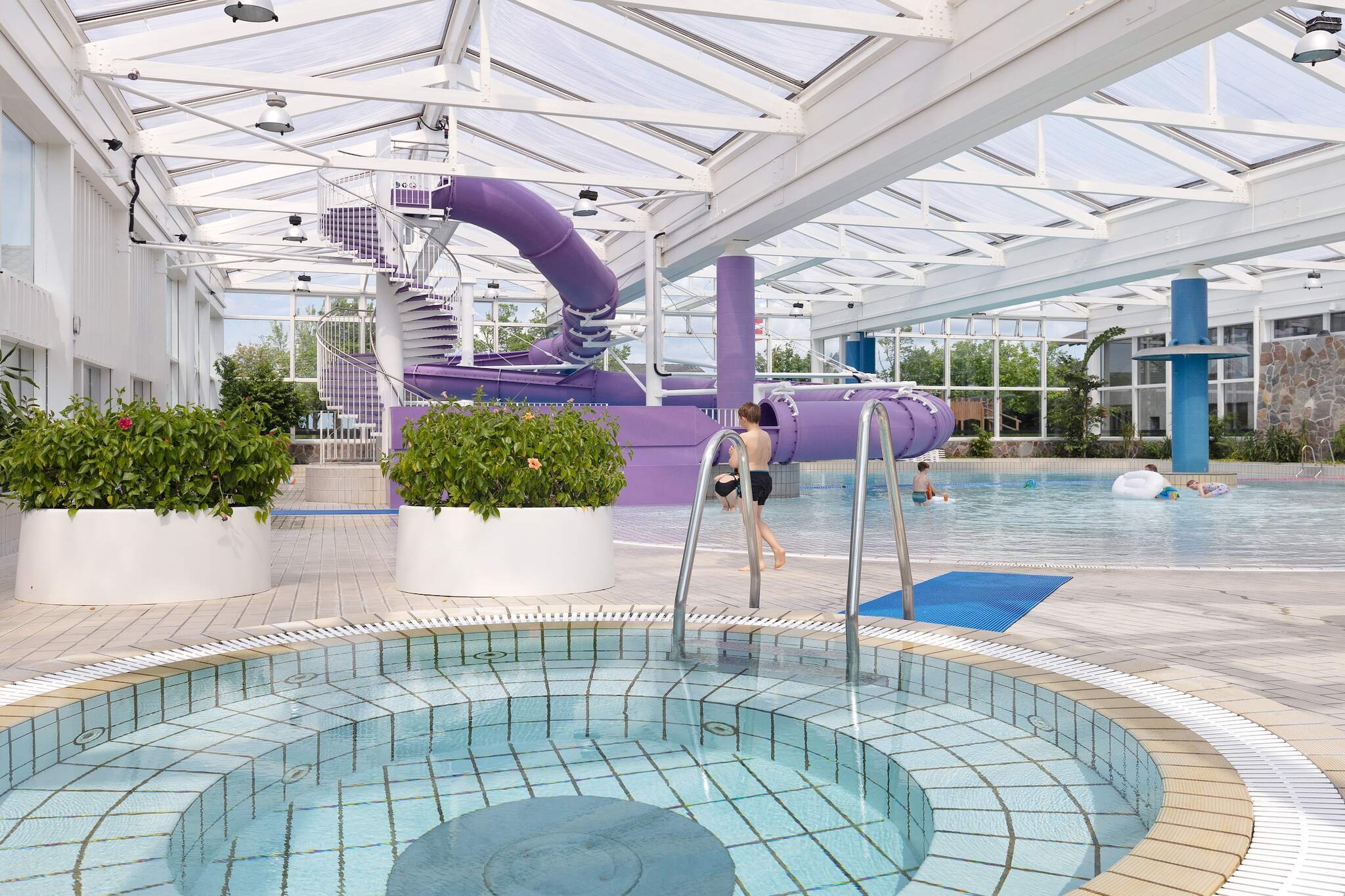 6 Personen Ferienhaus auf einem Ferienpark Hanstholm-Schwimmbad