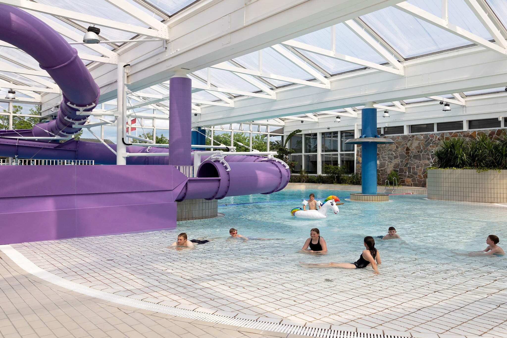 6 Personen Ferienhaus auf einem Ferienpark Hanstholm-Schwimmbad