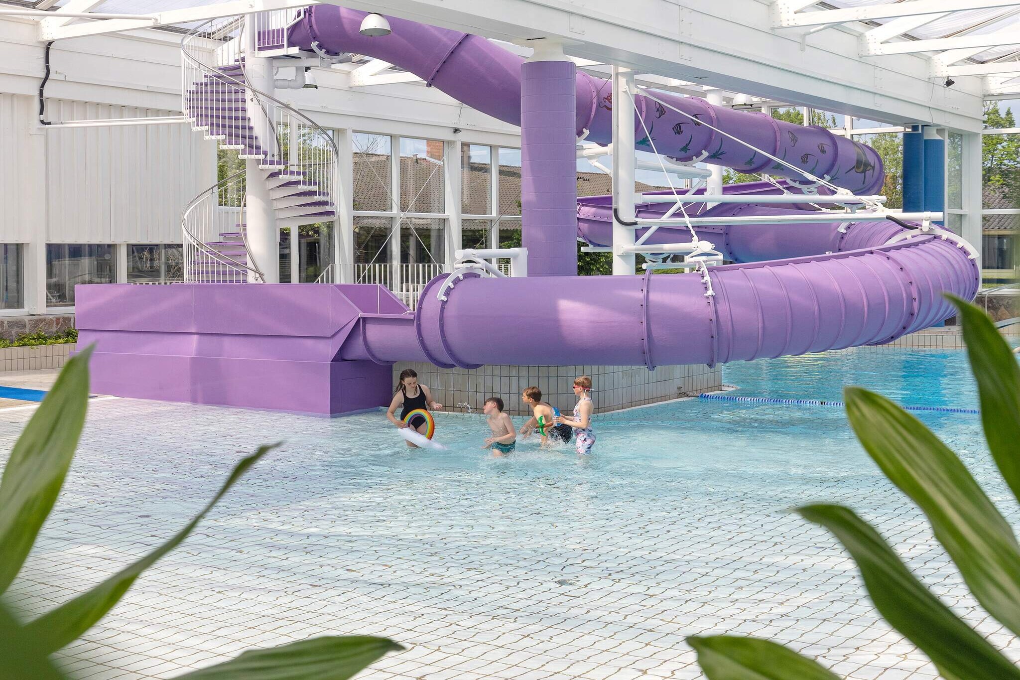 6 Personen Ferienhaus auf einem Ferienpark Hanstholm-Schwimmbad