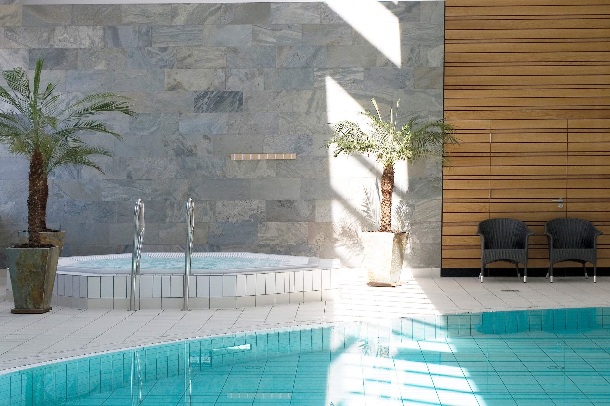 Maison de vacances pour 8 dans un parc de vacances a Rømø-Piscine