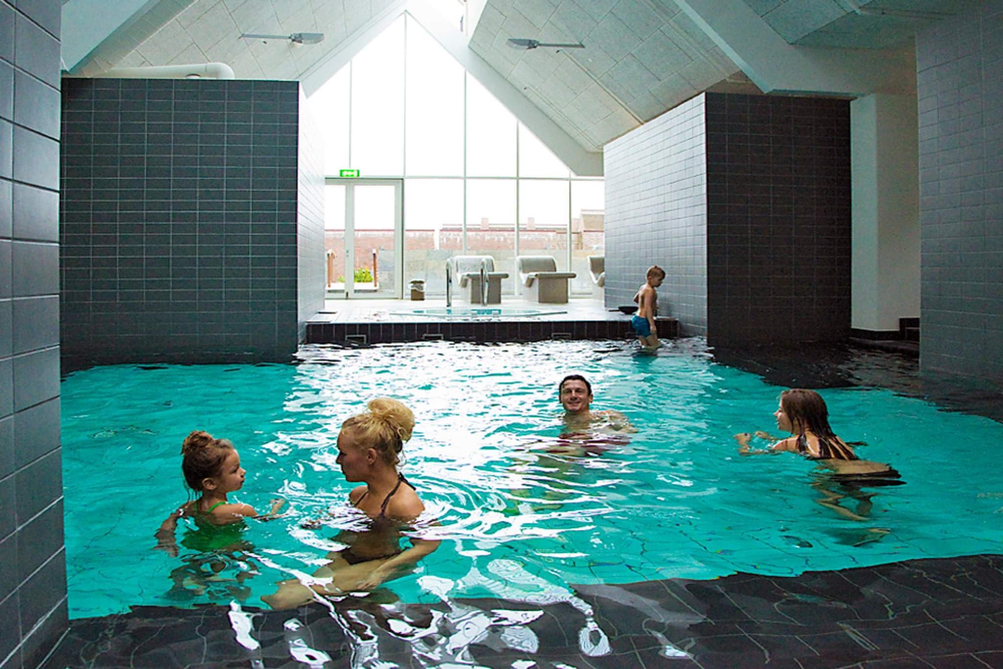 Maison de vacances pour 8 dans un parc de vacances a Rømø-Piscine