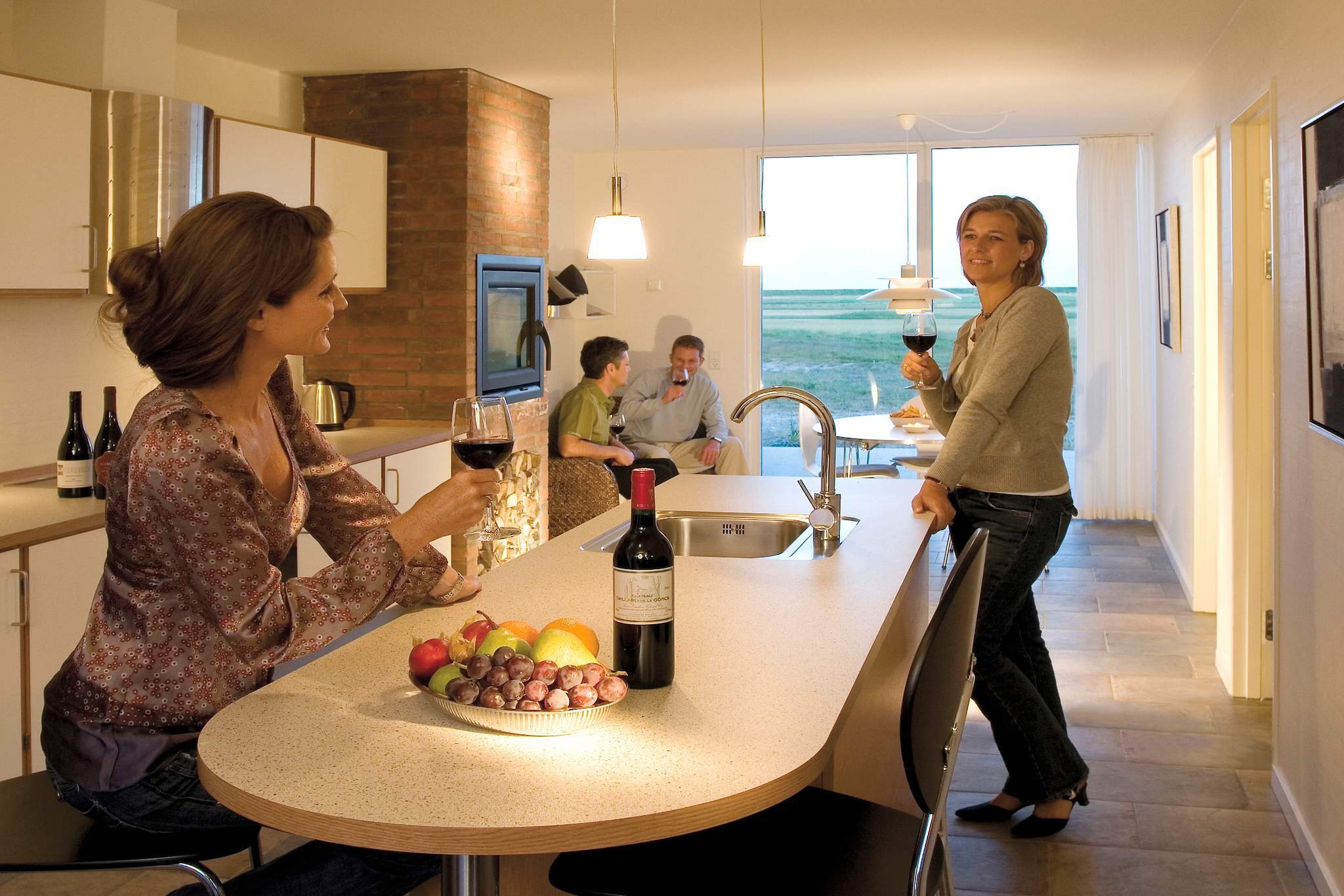Maison de vacances pour 6 dans un parc de vacances a Rømø-Intérieur