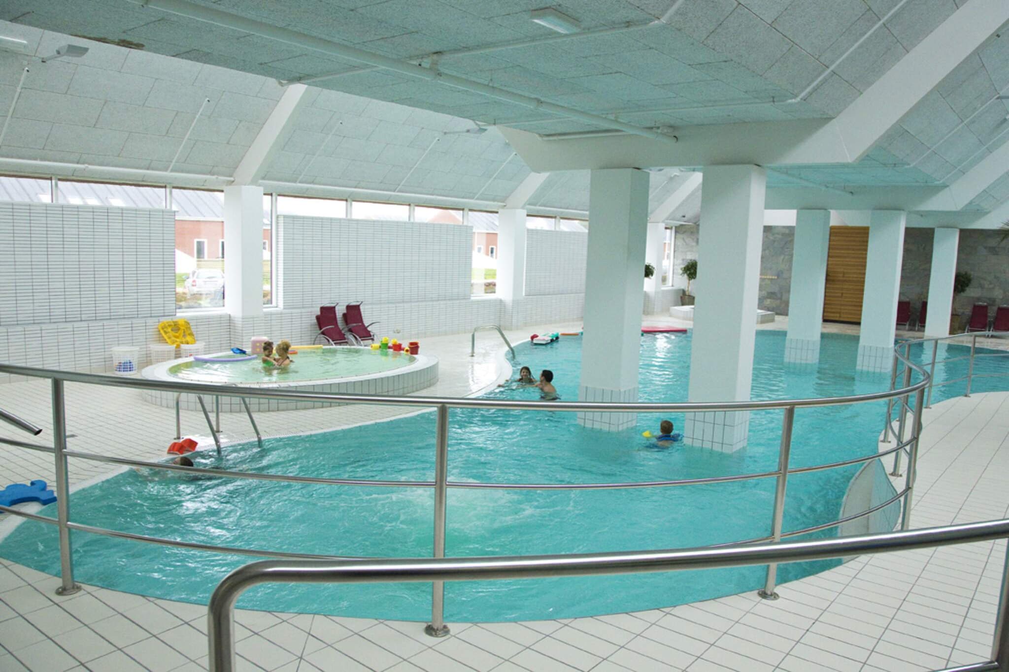 Maison de vacances pour 6 dans un parc de vacances a Rømø-Piscine