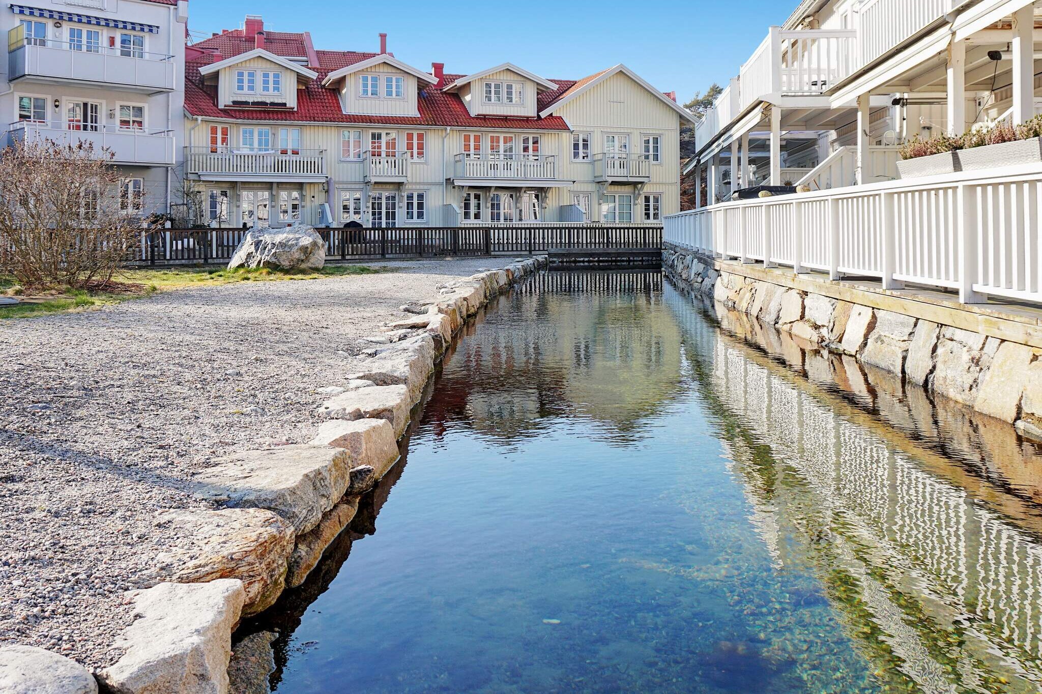 Internet Access DSL, Sitting room(double bed), Kitchen(cooker(electric), hood, coffee machine, microwave, dishwasher, fridge-freezer, high chair), Living/bed room(TV(swedish TV channels), radio), Living/bed room(TV(swedish TV channels)), bedroom(double bed), bedroom(single folding bed, 2x bunk bed), bathroom(washbasin, shower, toilet, washing machine), bathroom(washbasin, shower, toilet), balcony, heating(electric), terrace(garden furniture, BBQ), parking