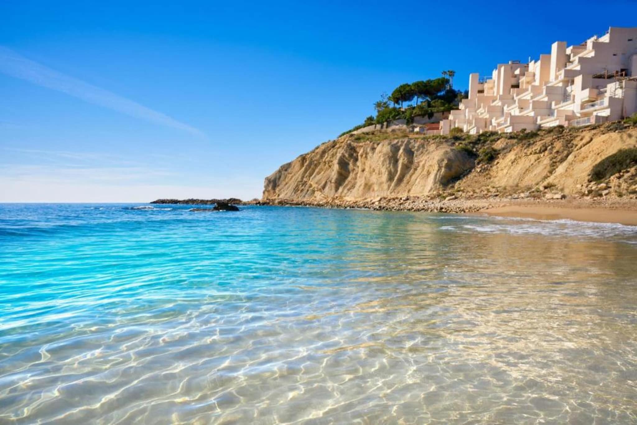 Resort Costa Blanca 7-Gebieden zomer 1km