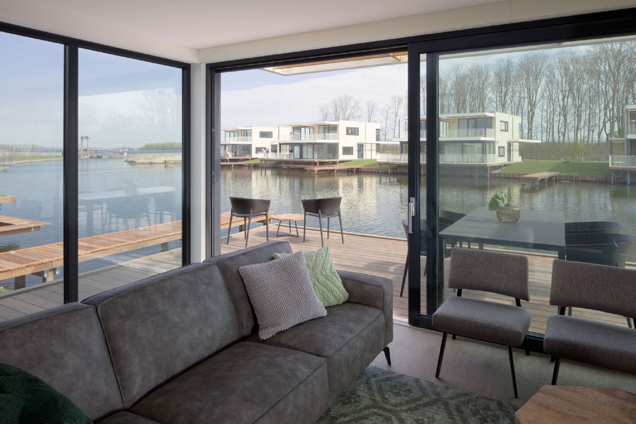 Villa de luxe avec ponton, au Veerse Meer