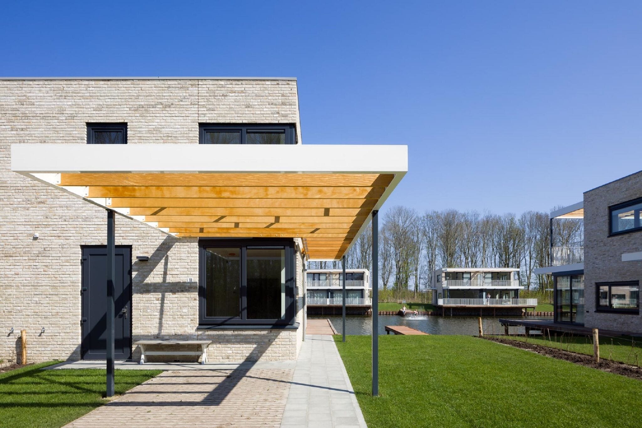 Luxury villa with jetty, at the Veerse Meer