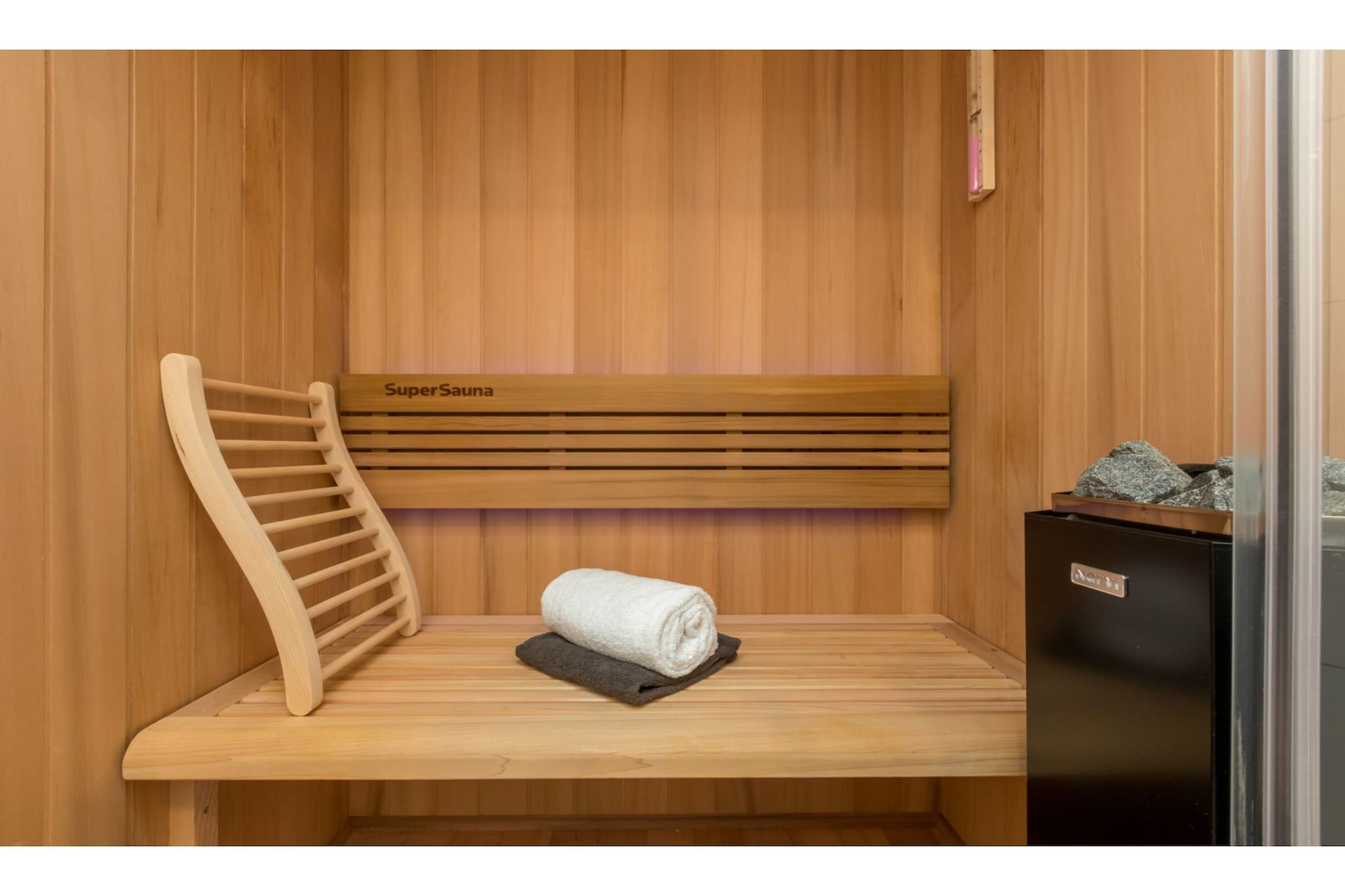 Ground floor: (Kitchen(electric kettle, coffee machine(cups), oven, combination microwave, dishwasher, fridge, freezer), Living/diningroom(TV(satellite, international television channels), stove(wood)), bedroom(double bed), bedroom(2x single bed), bedroom(bunk bed), bathroom(bunk bed, shower, washbasin), toilet)\n\nsauna, storage, tumble dryer, tumble dryer, heating(floor heating), terrace, garden, garden furniture, BBQ, parking