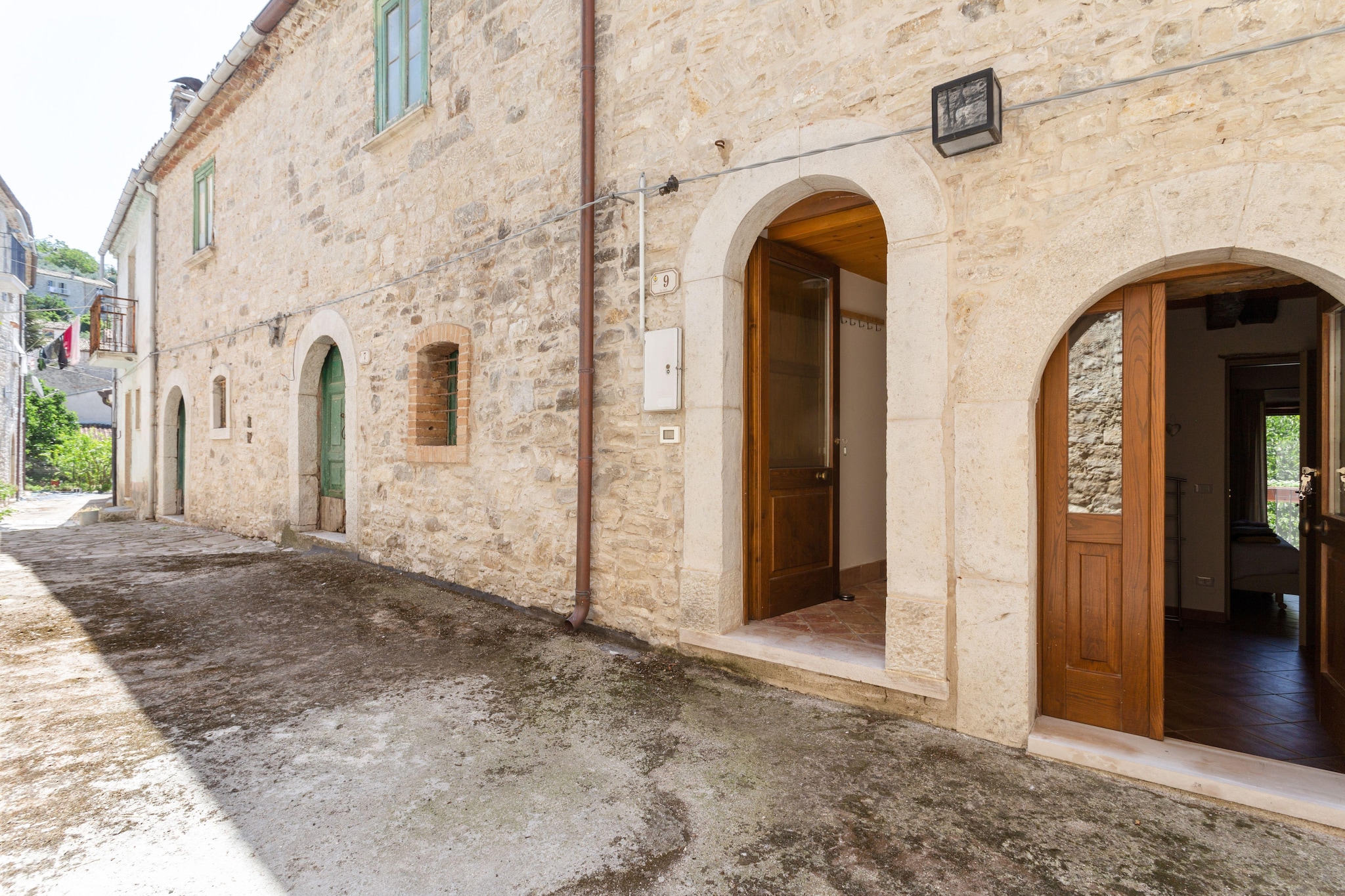 Historic Charm Meets Modern Comfort
Escape to a lovingly restored holiday home in the medieval village of Ripabottoni, where stone walls, elegant interiors, and hilltop views combine into a truly unforgettable stay. Ideal for couples or a small family (sleeps 4), this two-bedroom gem blends rustic elegance with modern amenities—like a walk-in shower, smart TV, and fully equipped kitchen. Step out onto the panoramic terrace or lounge by the pool surrounded by olive, cherry, and walnut trees, and take in sweeping views of the Molise hills.
Idyllic Setting in Rural Italy
Nestled in the peaceful heart of Molise, you're perfectly positioned to explore a region rich in tradition, beauty, and tranquility. Stroll the quiet streets of Ripabottoni, or take a short drive to Lago Egiziaco for a lakeside picnic. With the Adriatic Sea just under an hour away and easy access via Pescara Airport, this hidden treasure is your serene Italian retreat—far from crowds, close to nature.
Local Flavors & Authentic Dining
Treat your taste buds with rustic Italian cuisine just a short drive away. Enjoy wood-fired pizza at Ristorante Pizzeria Oasi (8.2 km) or a cozy evening at Chalet Casalpiano (7.5 km). Pick up fresh bread at Panificio Melfi or sample regional wines on your terrace as the sun sets over the hills. Please note: pets are not allowed, ensuring an allergy-friendly and peaceful environment for all guests.