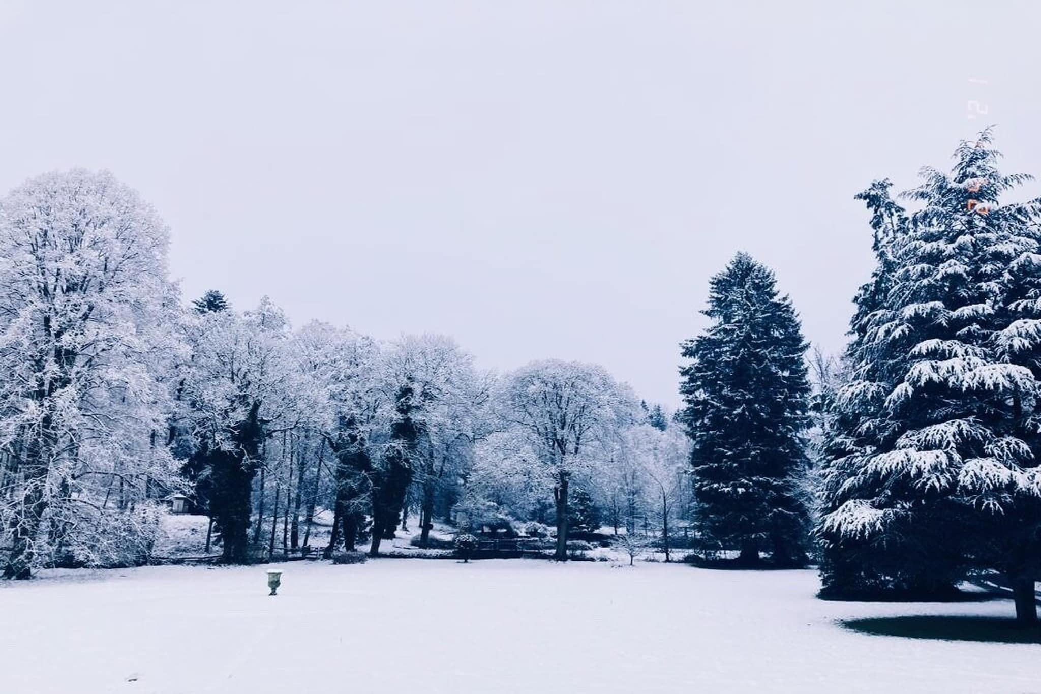 Château de Férot-Gebied winter 1km