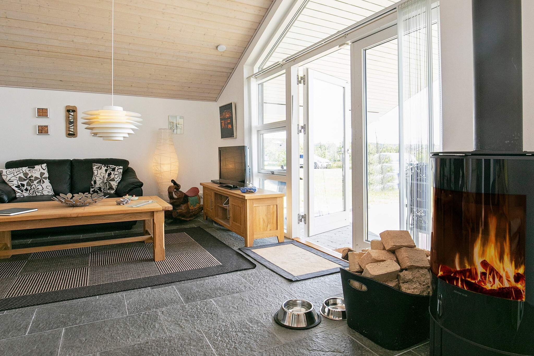 Maison de vacances pour 6 a Brovst - Intérieur