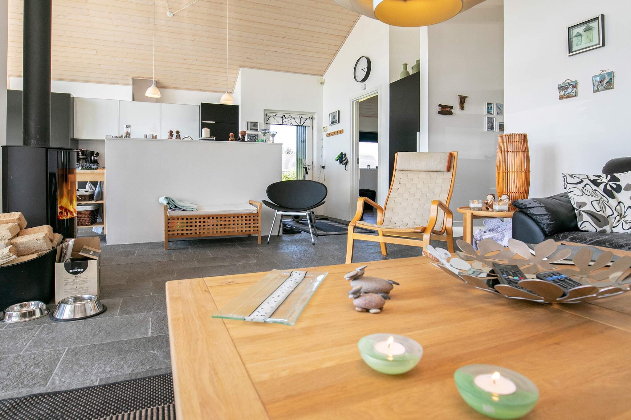 Maison de vacances pour 6 a Brovst - Intérieur
