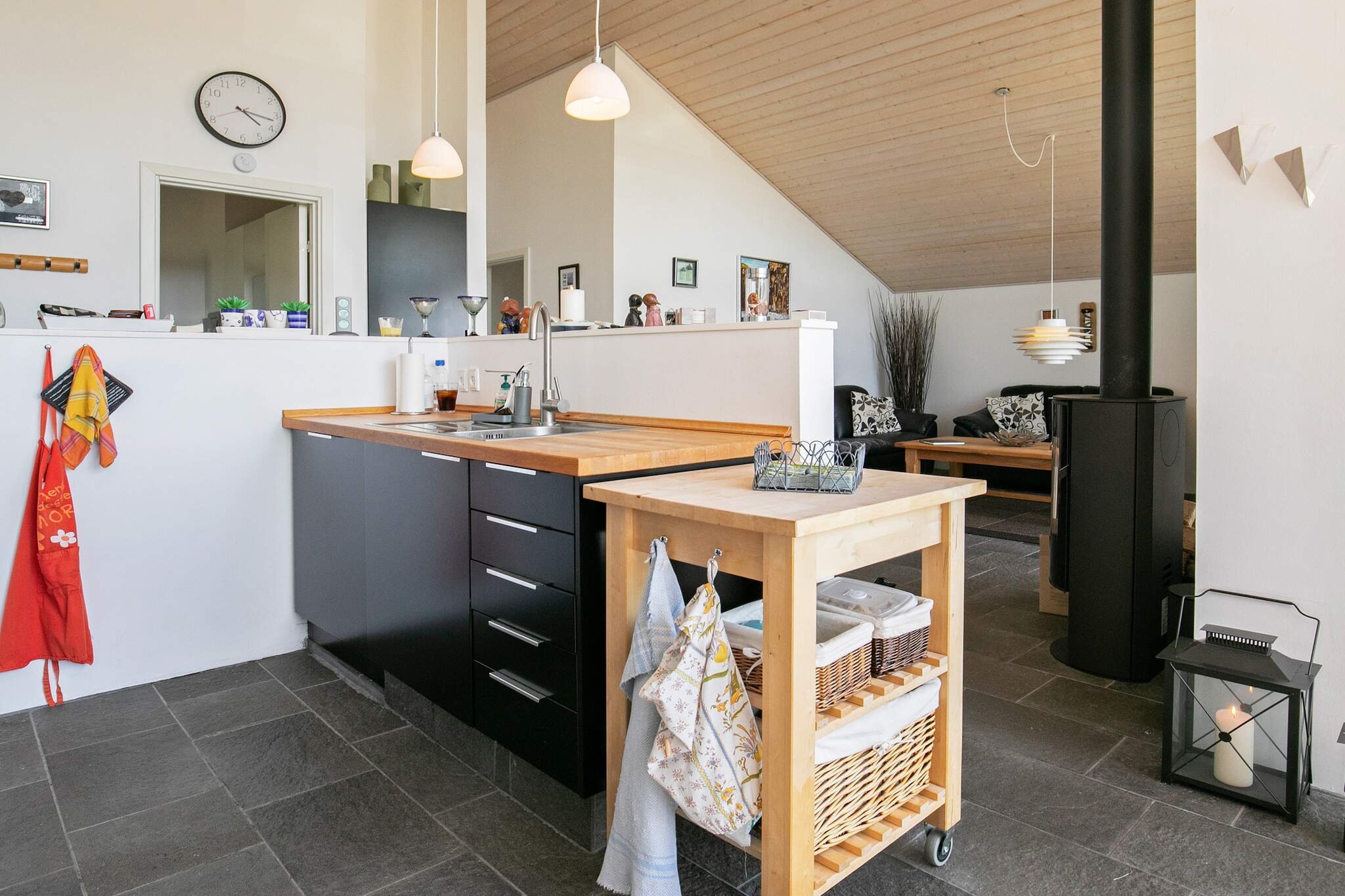 Maison de vacances pour 6 a Brovst - Intérieur