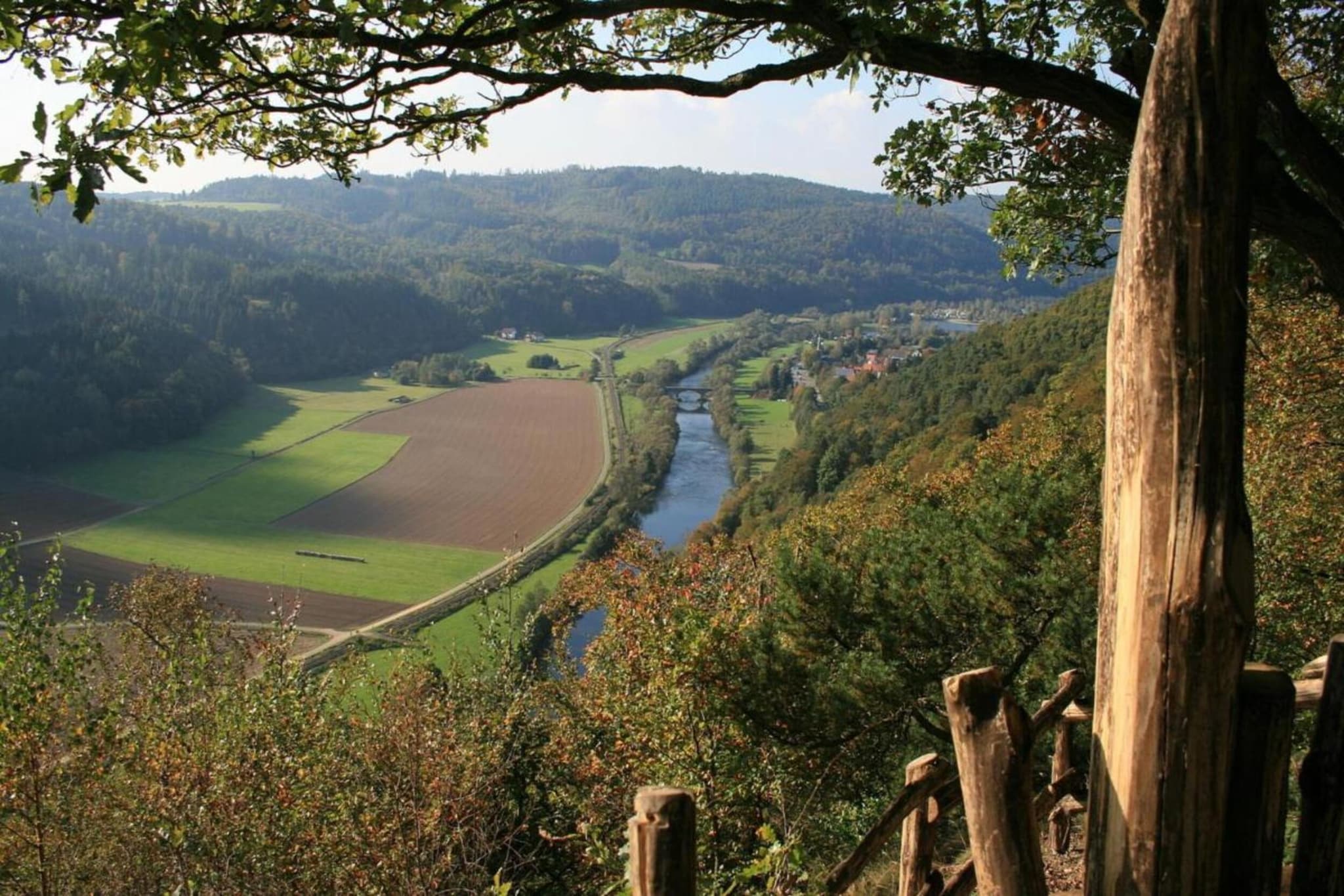 Ferienwohnung Fuldabrück-Gebieden zomer 20km