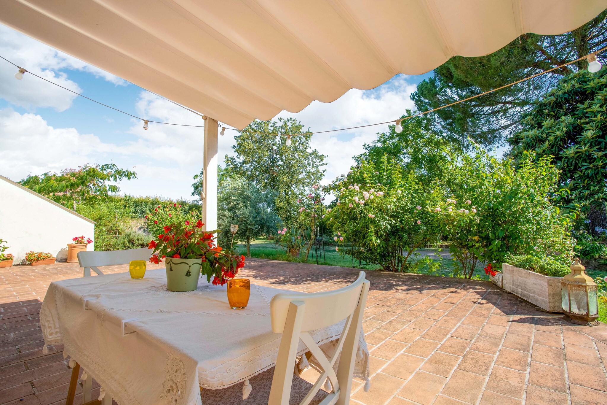 Why stay here? 
Located far from the city noise in Rome, this peaceful holiday home is perfect for a getaway with your group. A patio in the home offers scenic views of the surroundings while you sip on a steaming cup of coffee. You may bring your pet with you. 
Things to do around 
The town centre is only 2 km away. Teatro Bianconi Gruppo is a performance theatre 3 km away. Get in a car to visit numerous nearby attractions, like the Riserva Naturale Della Marcigliana, 65 km and Lago di Vico in 15 km. 
What to expect from the space 
Pick your perfect spot in the furnished lush garden to complete your favourite novel or enjoy a cup of afternoon tea. A washing machine and fireplace are available for you to have a homely stay. You can avail heating facility for a small fee if required. 
More for your stay 
Aeroporto internazionale Leonardo da Vinci (Airport) lies 85 km away. 
Check-in and check-out timings are 4-6 PM and 10 AM-12 PM, respectively.