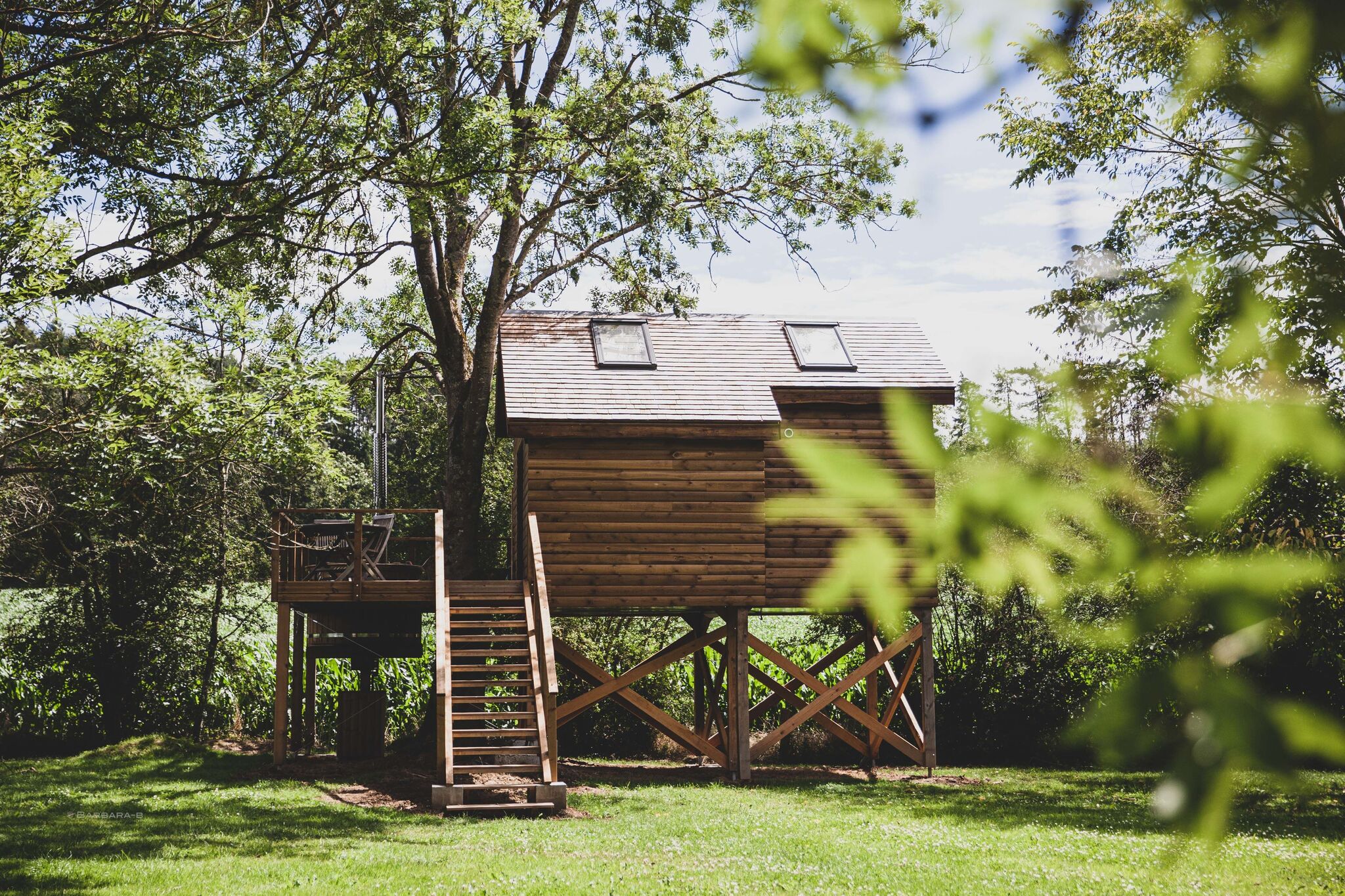 Dreamy chalet in Barvaux-sur-Ourthe with sauna and hot tub
